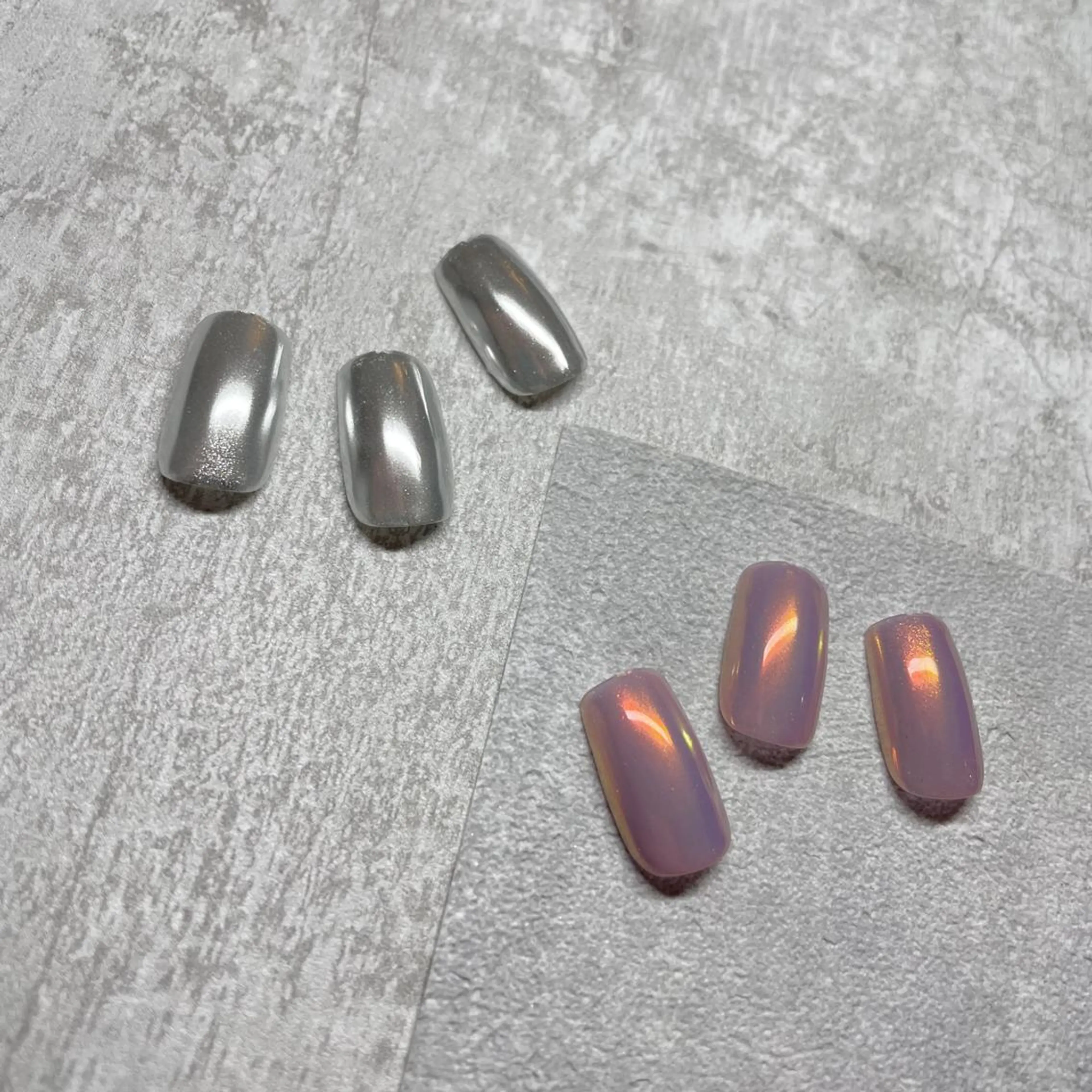 ネイル オーロラネイル ミラーネイル nail salon AIRのネイルデザイン