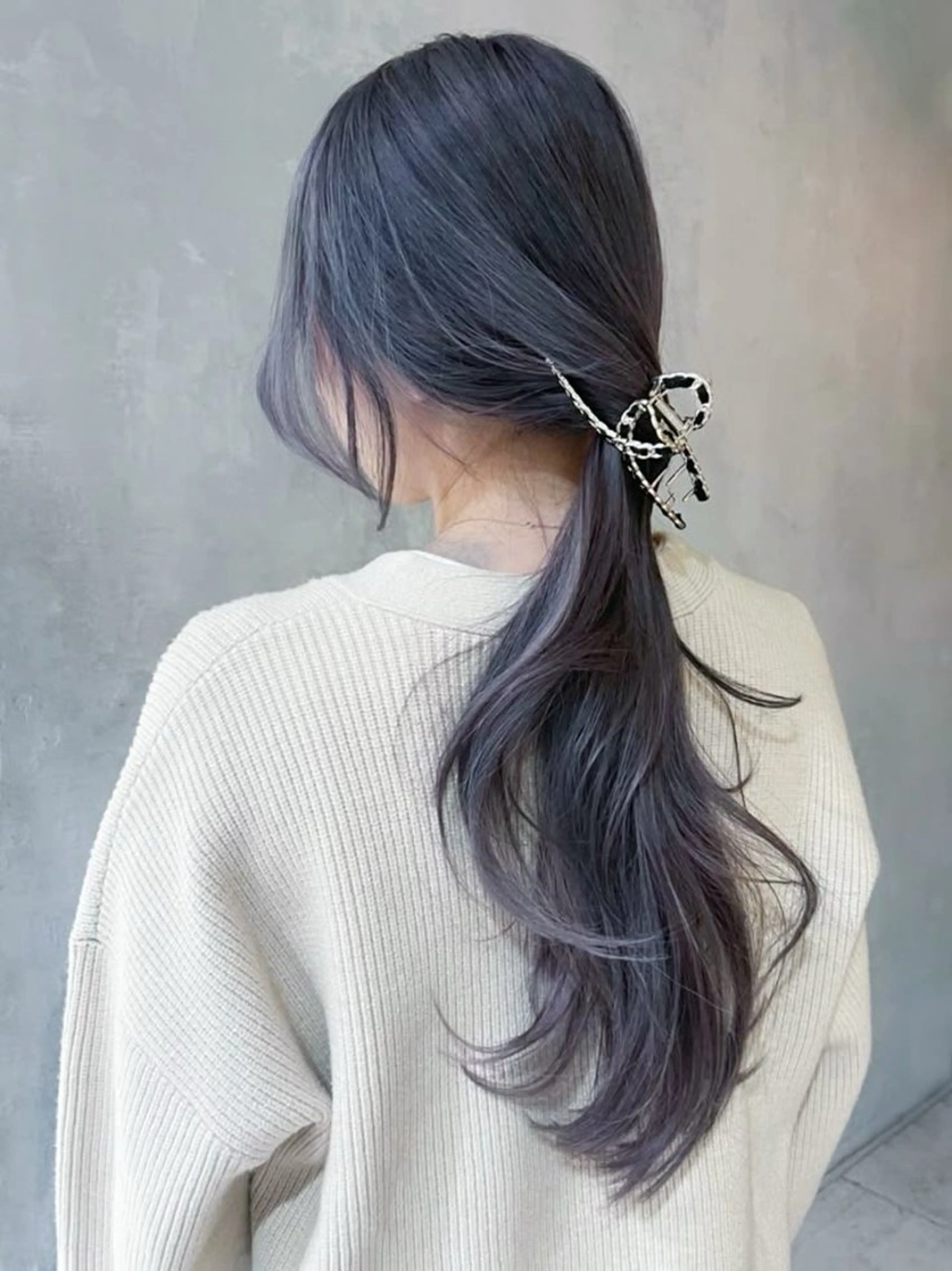 ロング カラー ヘアアレンジ 縮毛矯正 トリートメント Mio/髪質改善 透明感カラー/西梅田のヘアスタイル