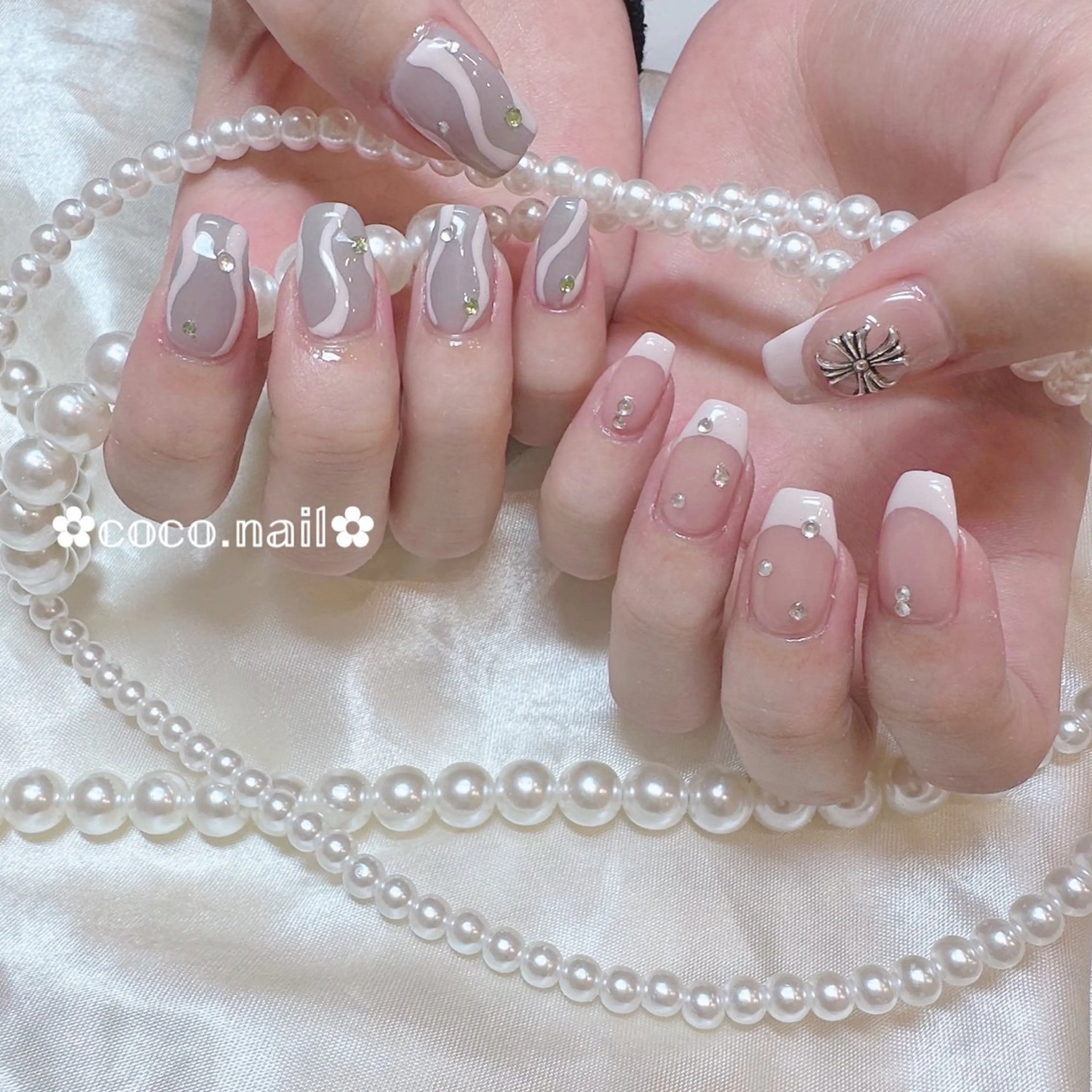 ネイル ハンドネイル lili.nail y2k/ワンホンのネイルデザイン