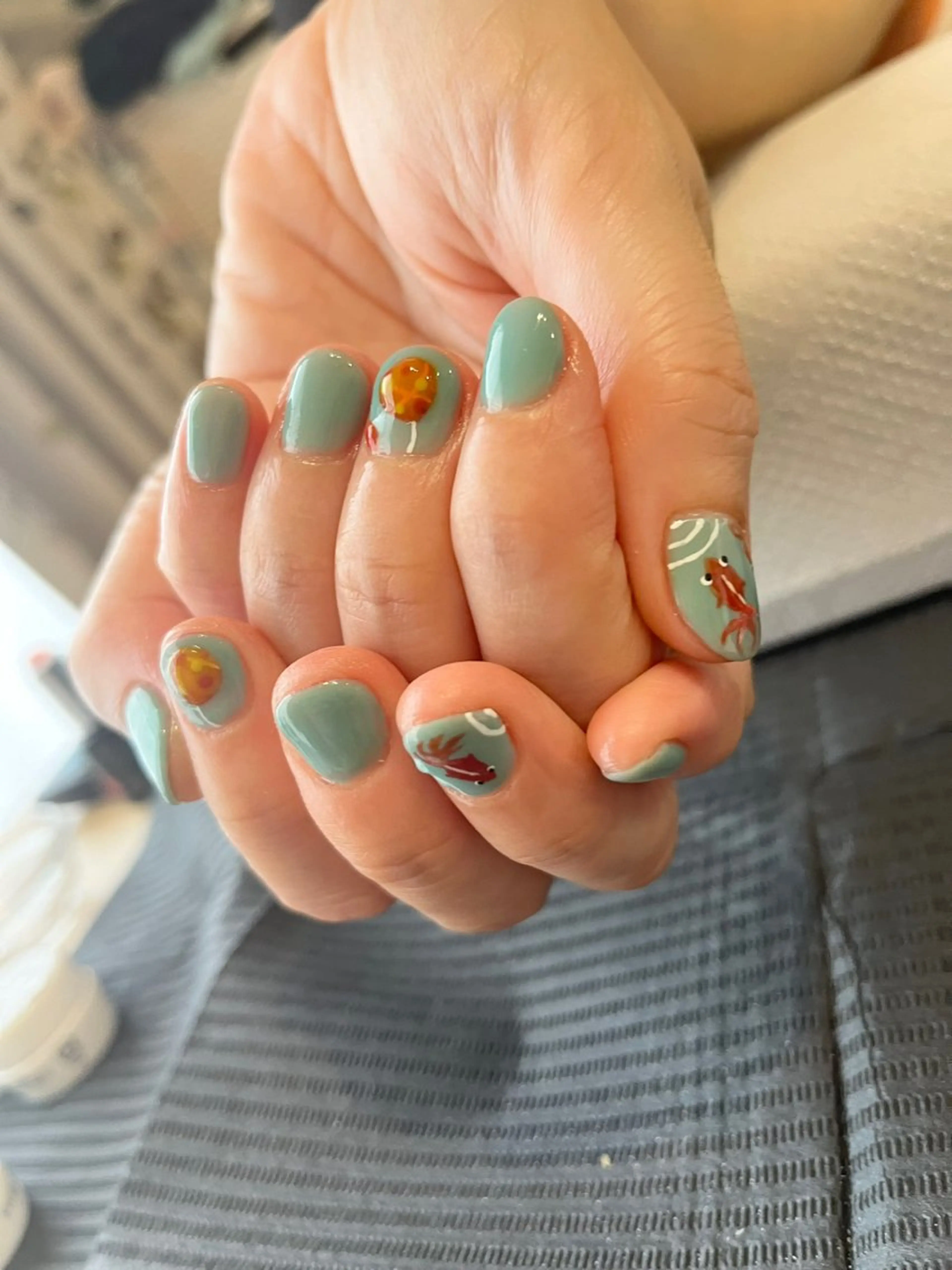 ネイル ジェルネイル ぷっくりネイル repos mikuのネイルデザイン