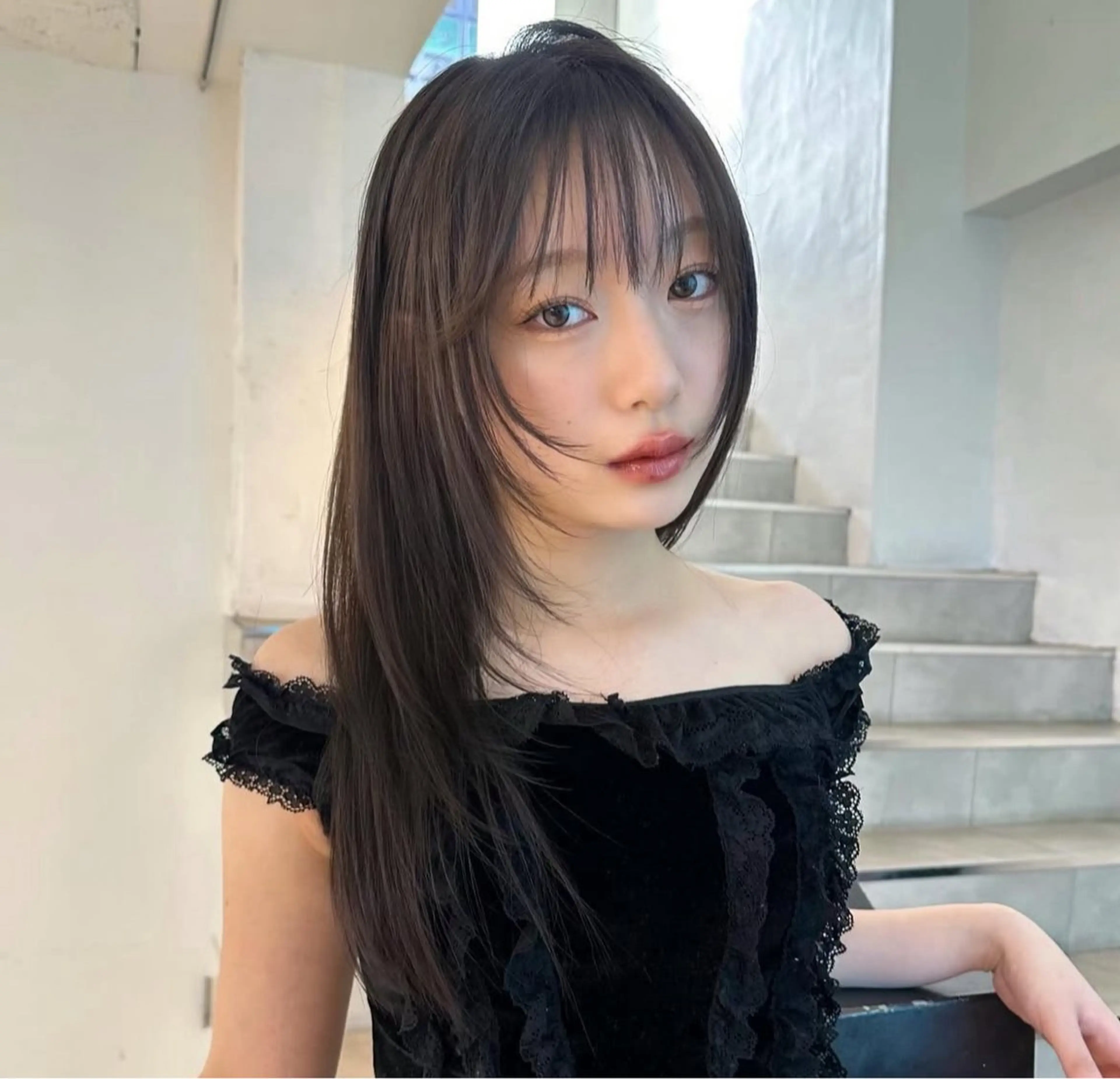 ロング カラー 韓国ヘア/ネイル kanako🤍🫧のヘアスタイル