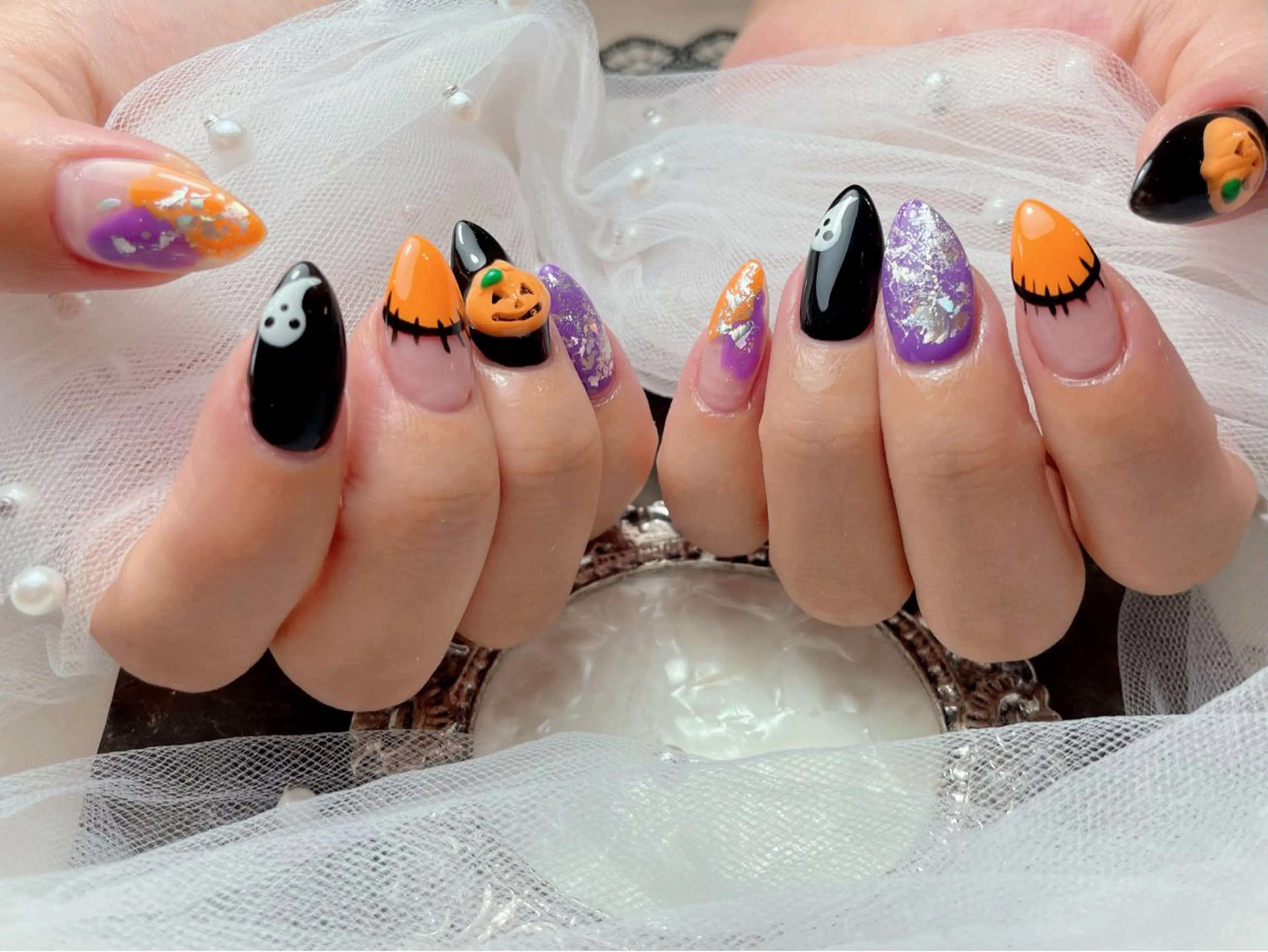 ネイル ハンドネイル マジックミラー所属・マジック ミラーのネイルデザイン