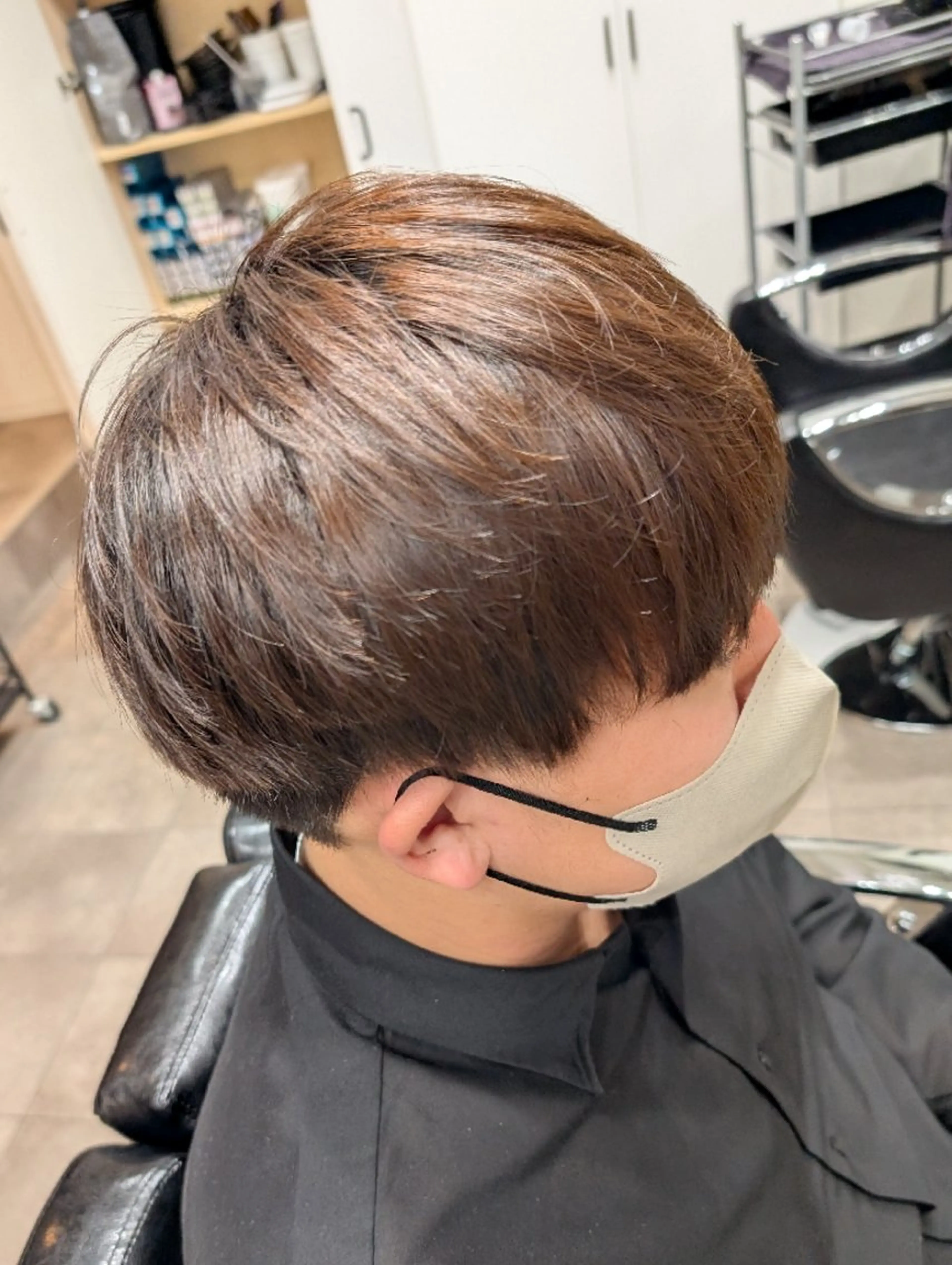ショート メンズ マッシュ カット QOL mens salon 円山所属・メンズ専門😎 QOL円山 YUTOのヘアスタイル