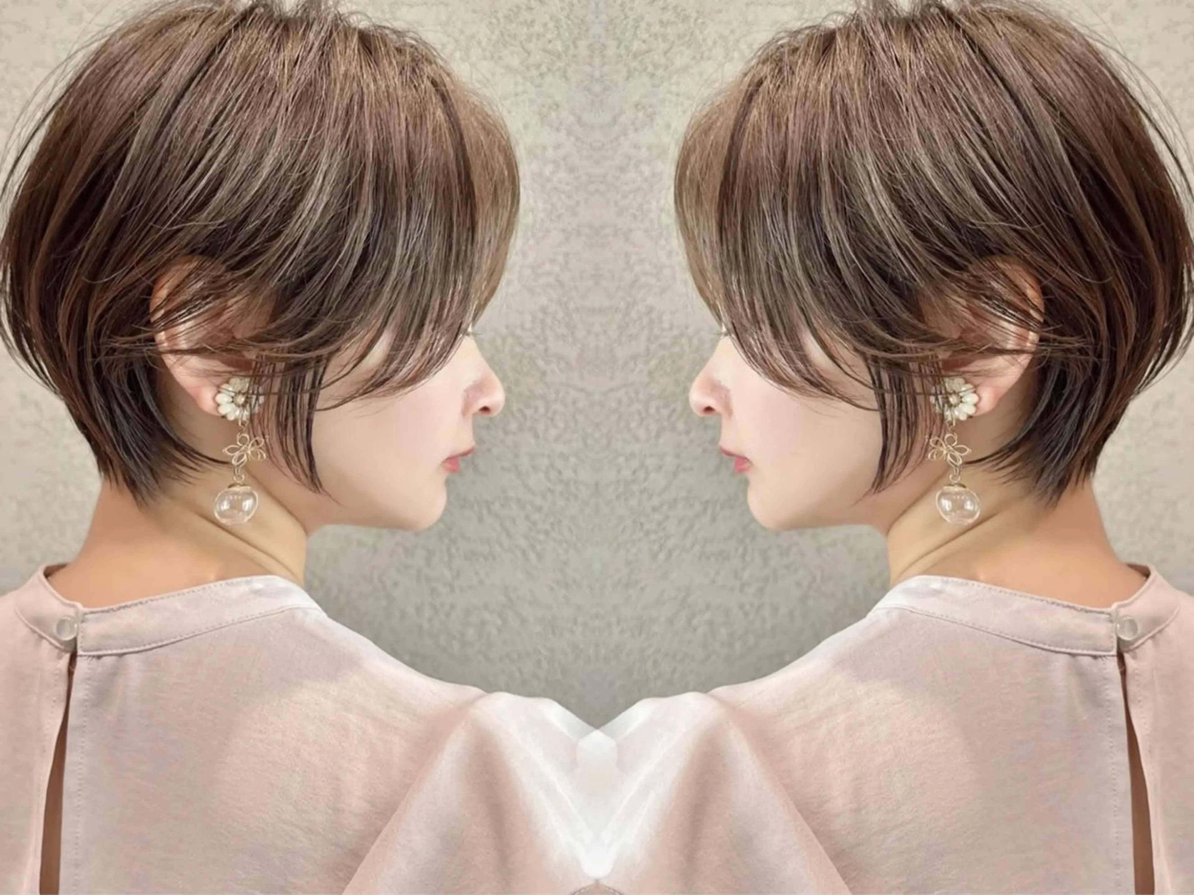 ショート カラー 丸みショート ショートヘア カット トリートメント ショート/ボブ 岡田洸太のヘアスタイル