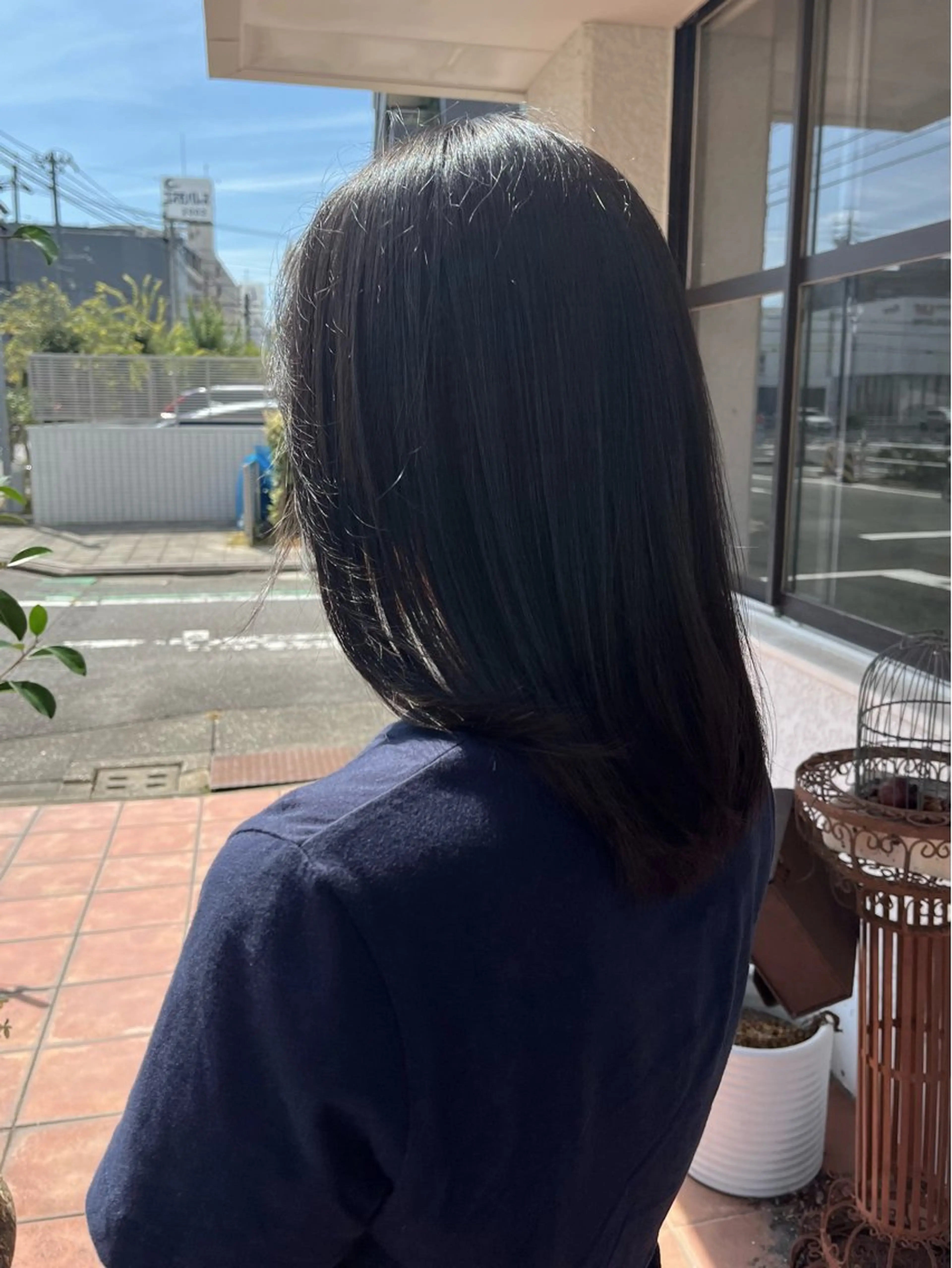 セミロング 小林蕗湖🌼/ カット/カラーモデルのヘアスタイル