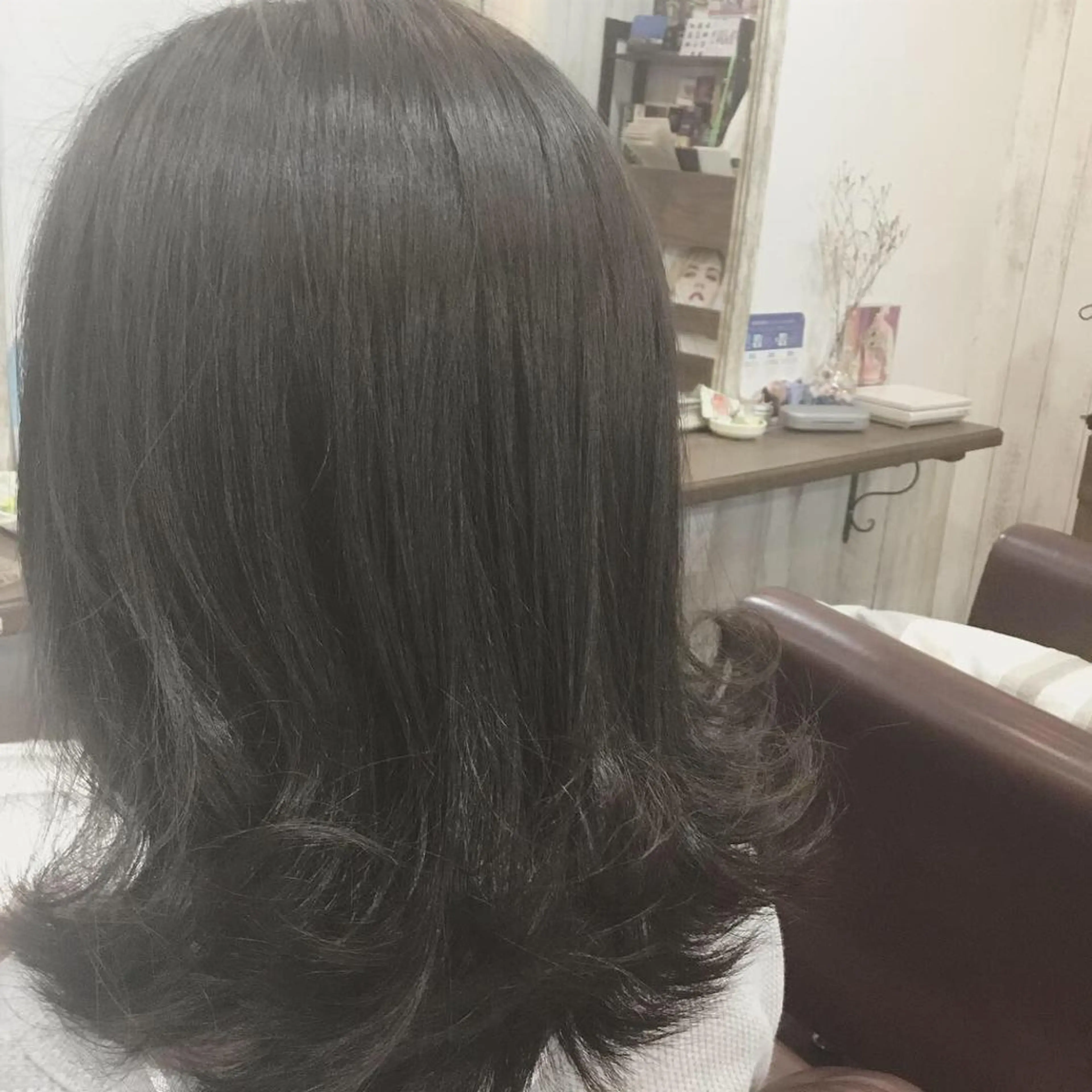 ミディアム カラー 金崎 新吾のヘアスタイル