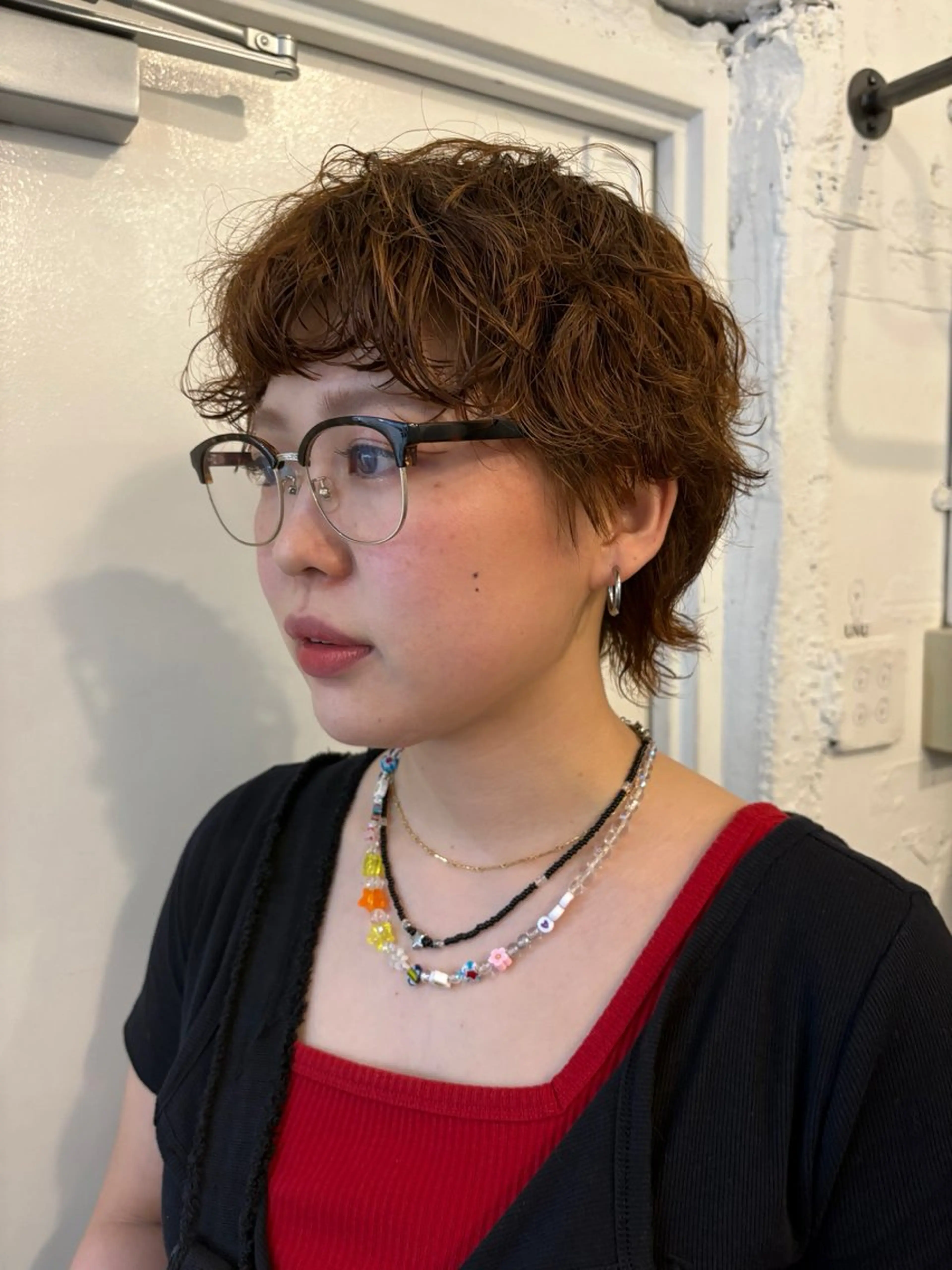 ショート パーマ ✴︎UNU ✴︎モエカのヘアスタイル