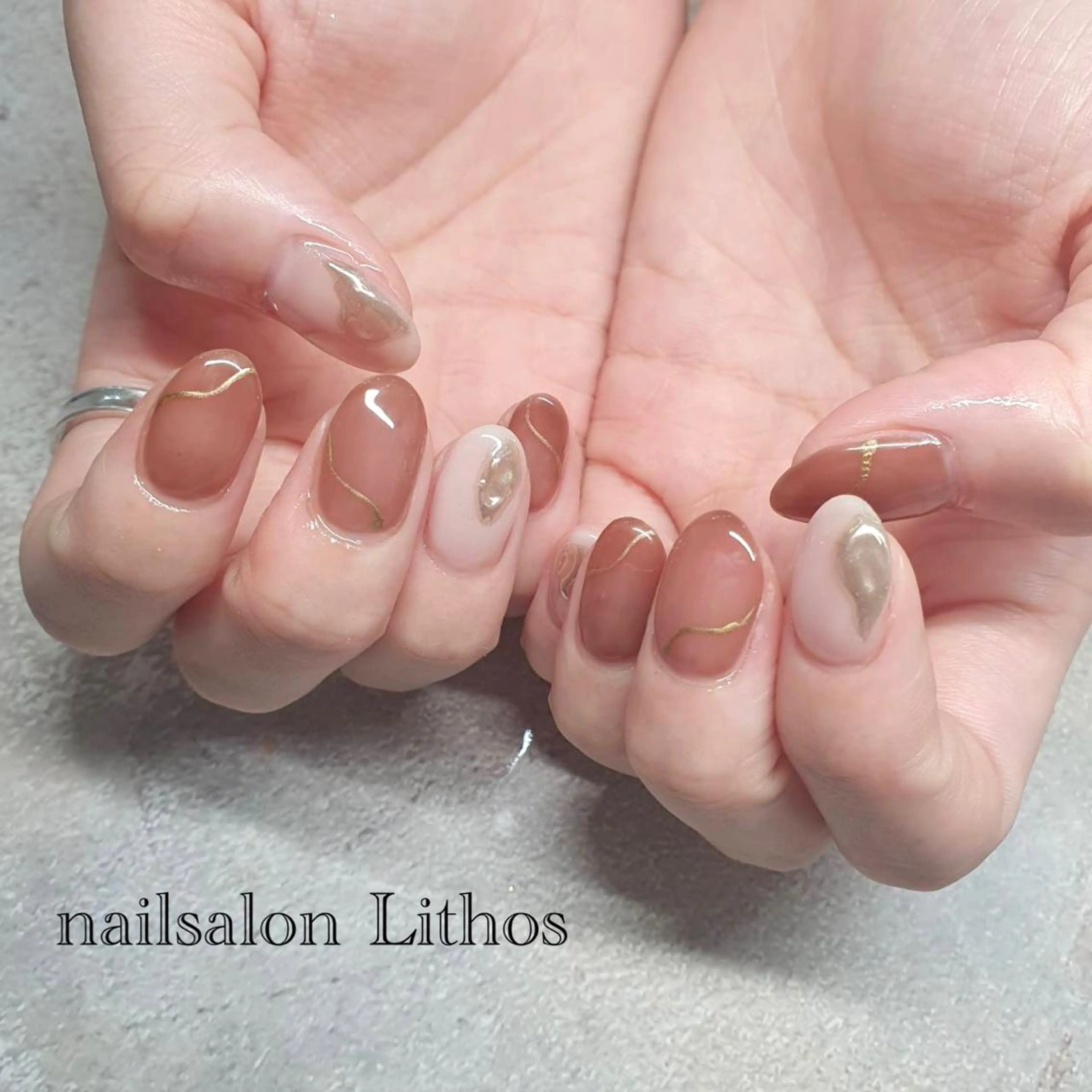 ネイル ハンドネイル nailsalon Lithos所属・nailsalon Recontreのネイルデザイン