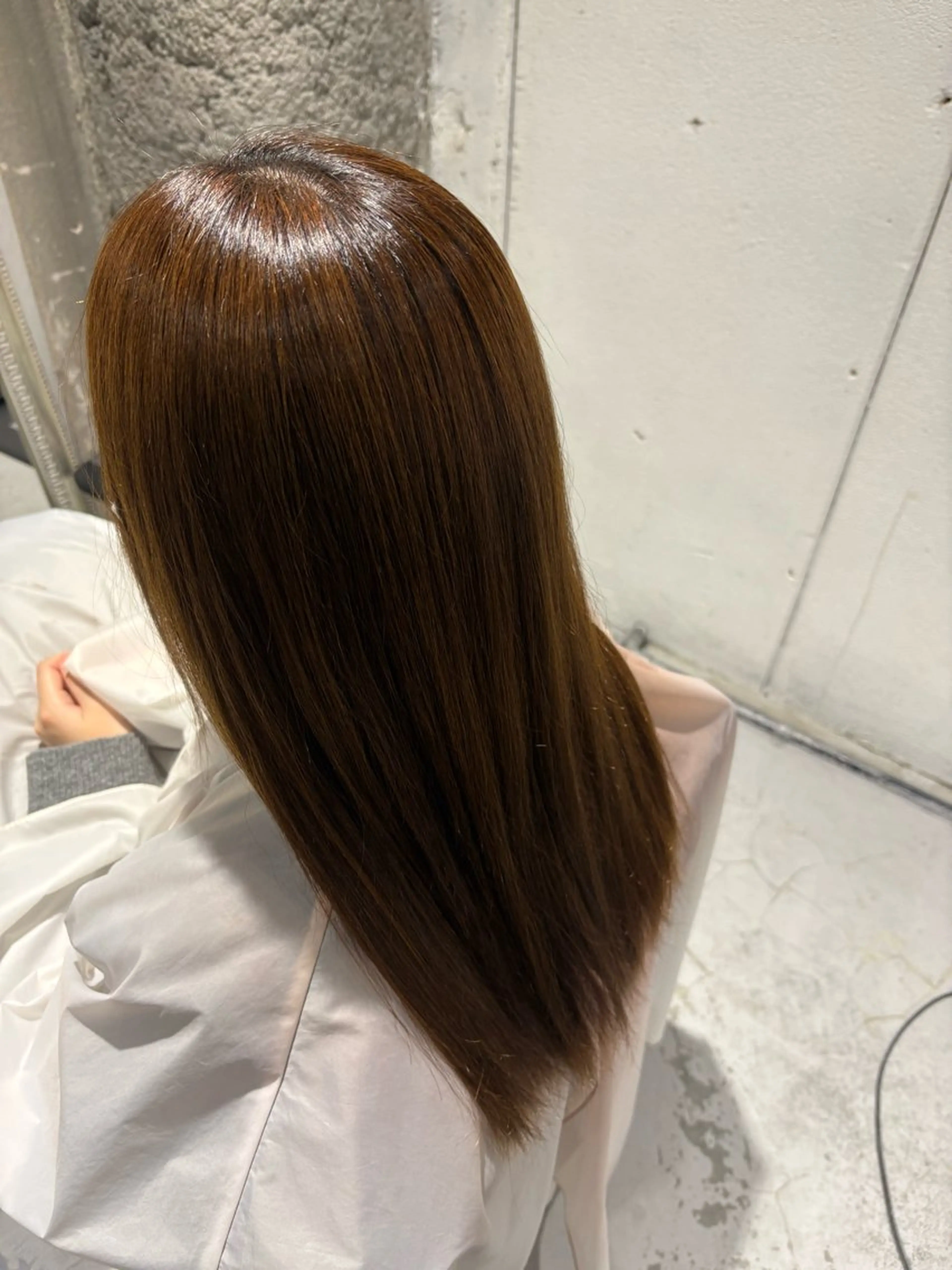 ロング 縮毛矯正 inc新小岩 Rionのヘアスタイル