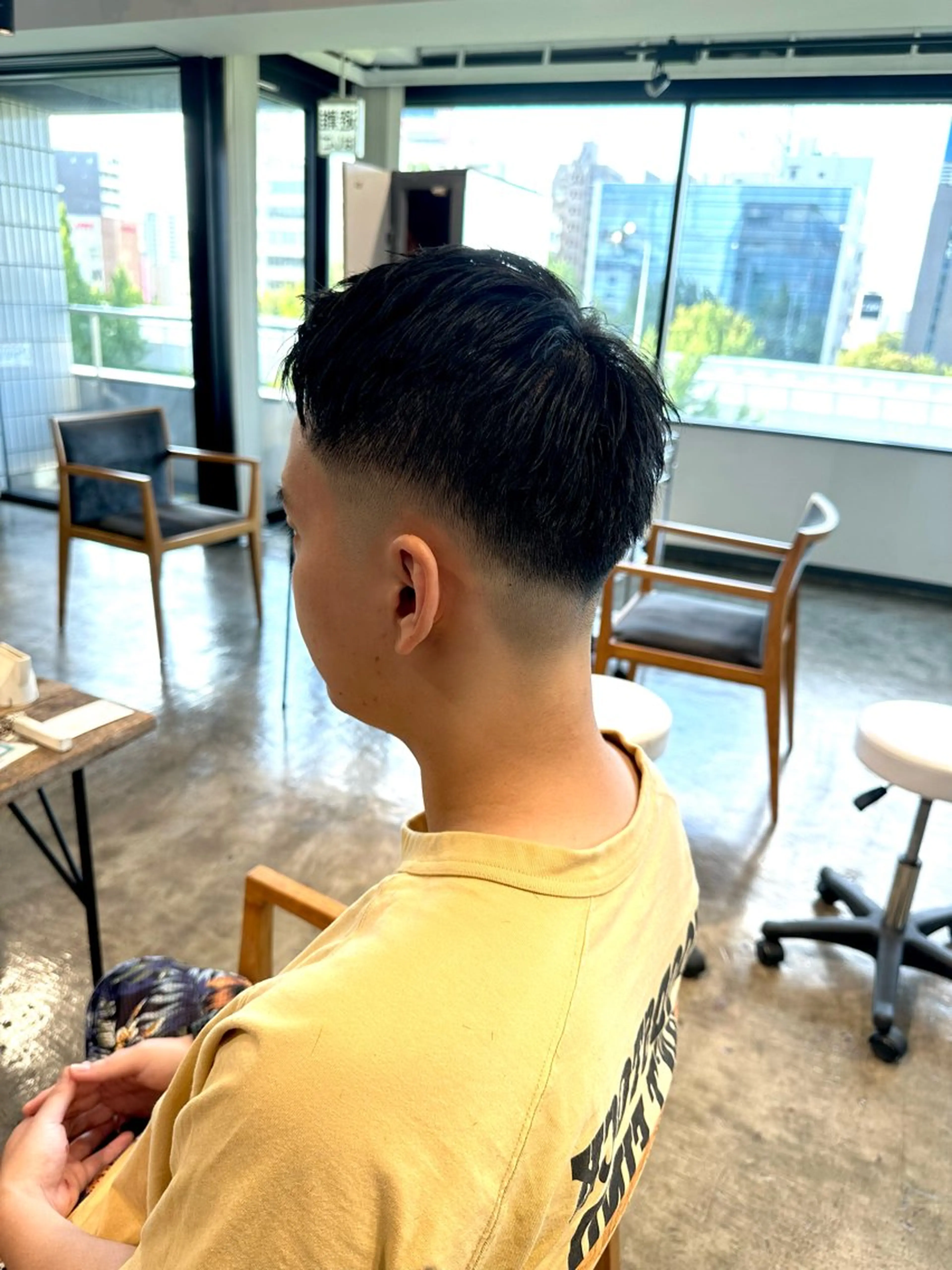 メンズ フェードカット マッシュ メンズパーマ スキンフェード メンズツイストパーマ カット 骨格補正施術/メンズ 専門美容師/YUYAのヘアスタイル