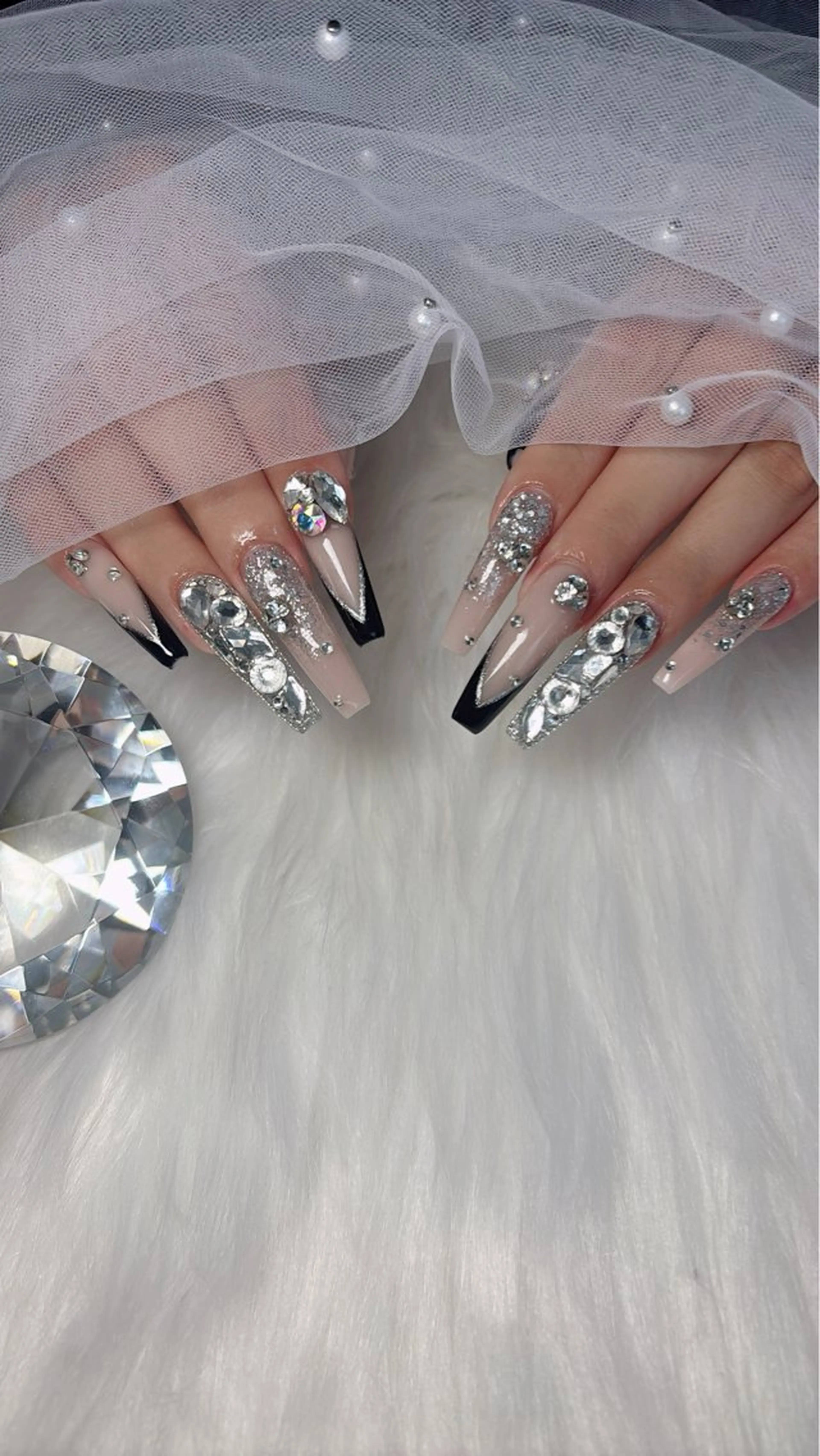 ネイル ロングネイル ハンドネイル salon de belnetta所属・kayo 💅のネイルデザイン