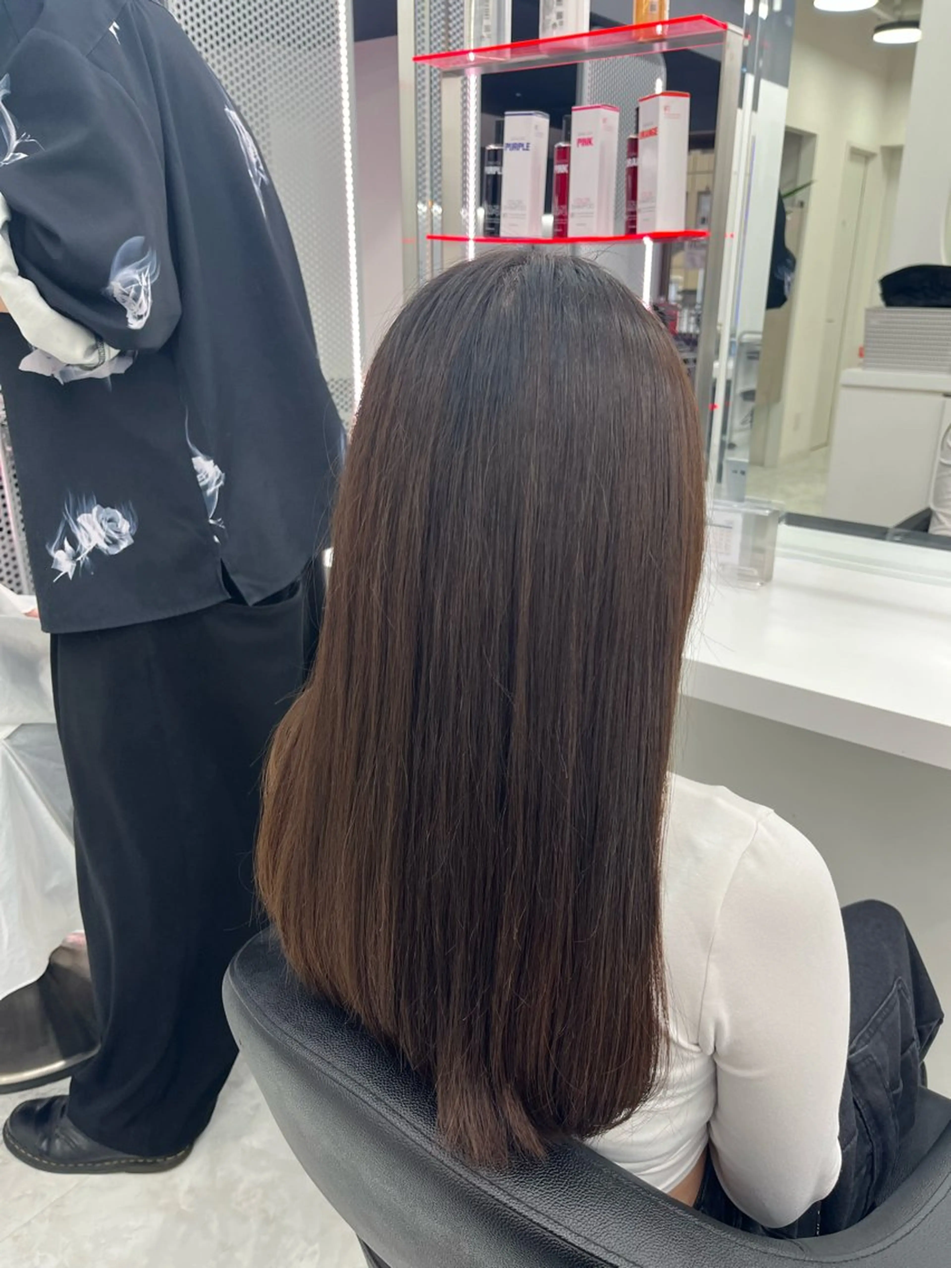 ロング カラー ベージュカラー ヘアカラー トリートメント 💖トレンド秋冬 カラー💖FUTAのヘアスタイル