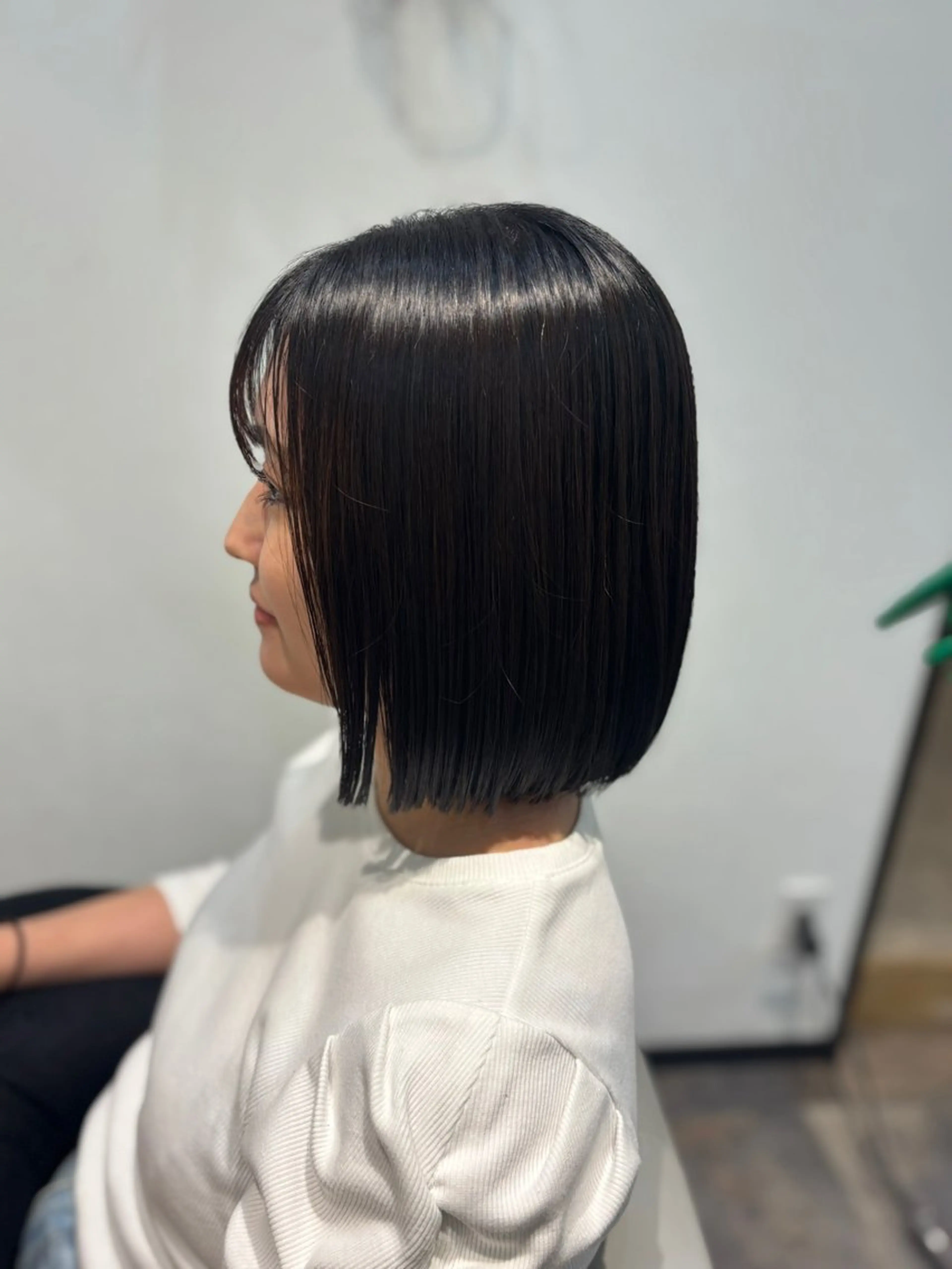 前髪のみ縮毛矯正＋前髪カットの写真