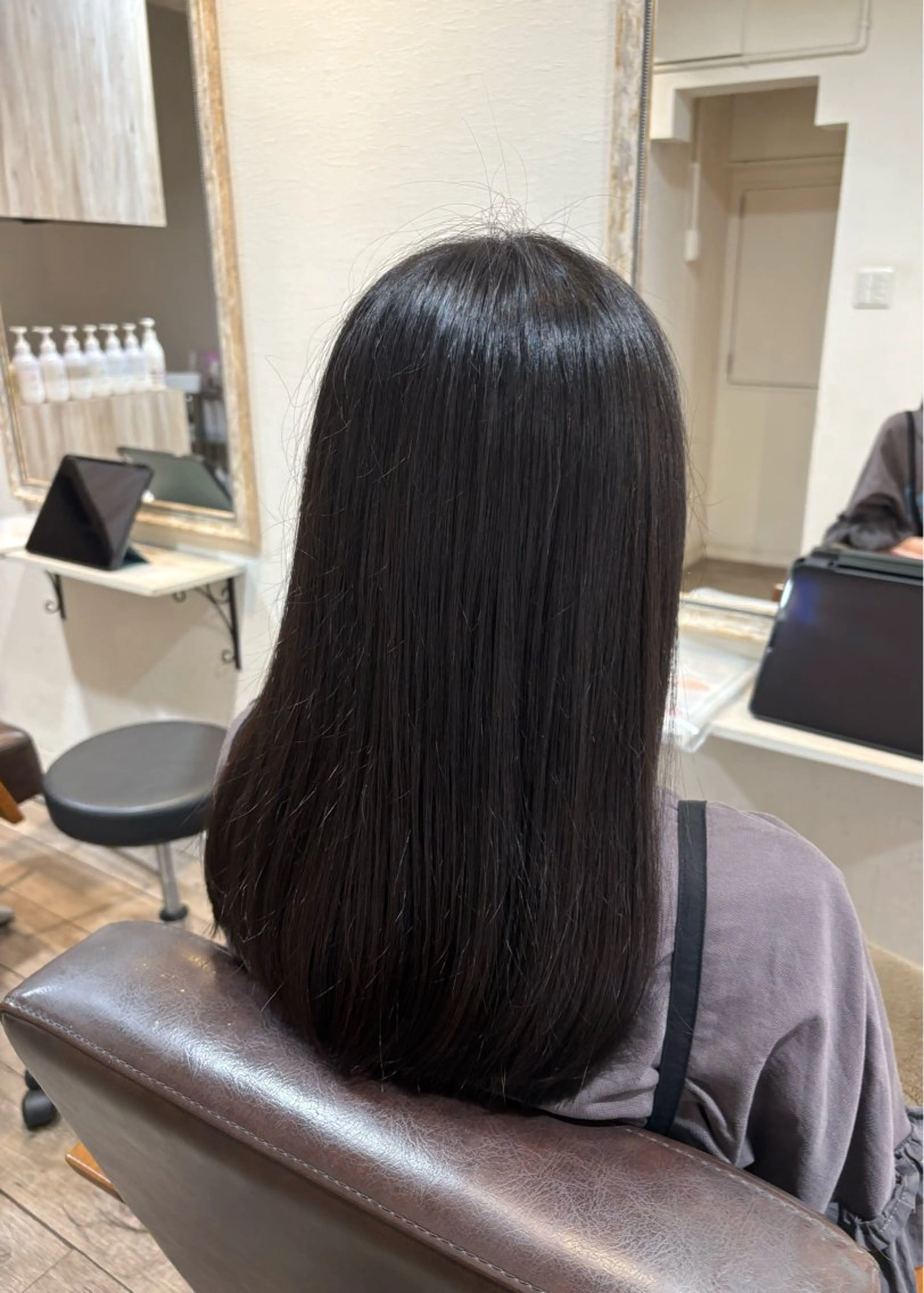 セミロング コマド所属・福島 優夢のヘアスタイル