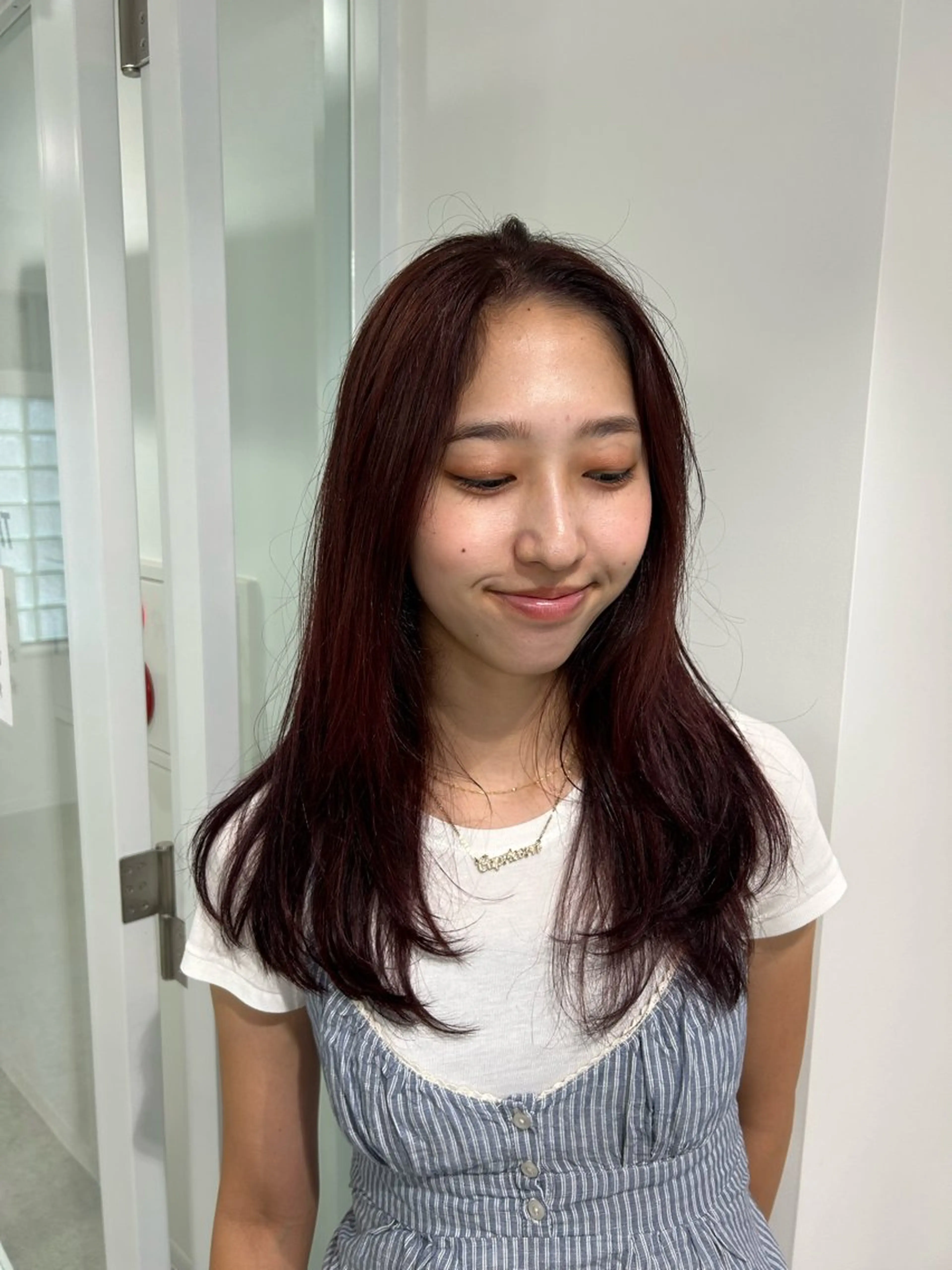 ロング カラー 愛結 暖色カラー🎀🩰のヘアスタイル