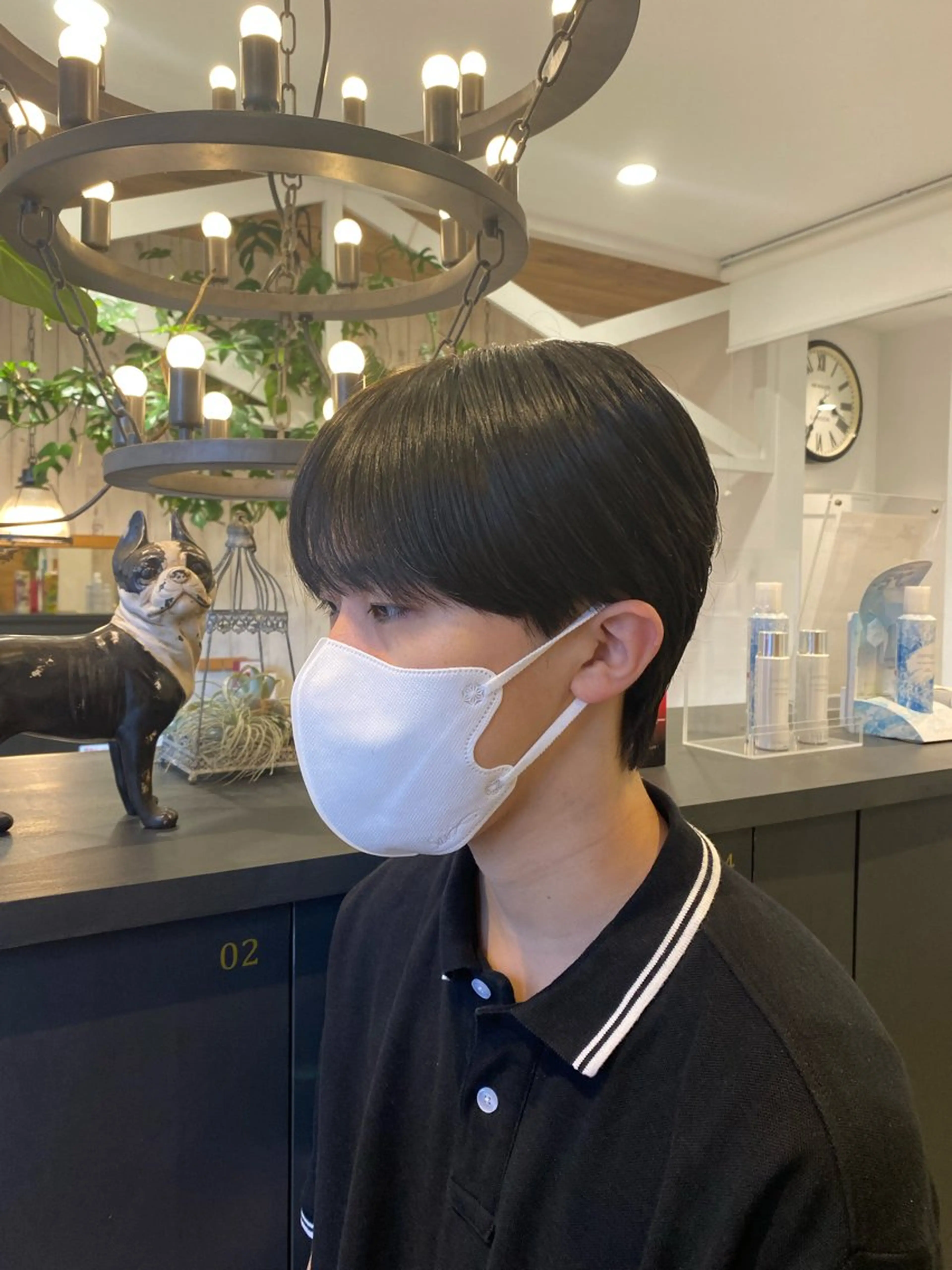 ショート メンズ マッシュ カット 柴田 枝利子のヘアスタイル