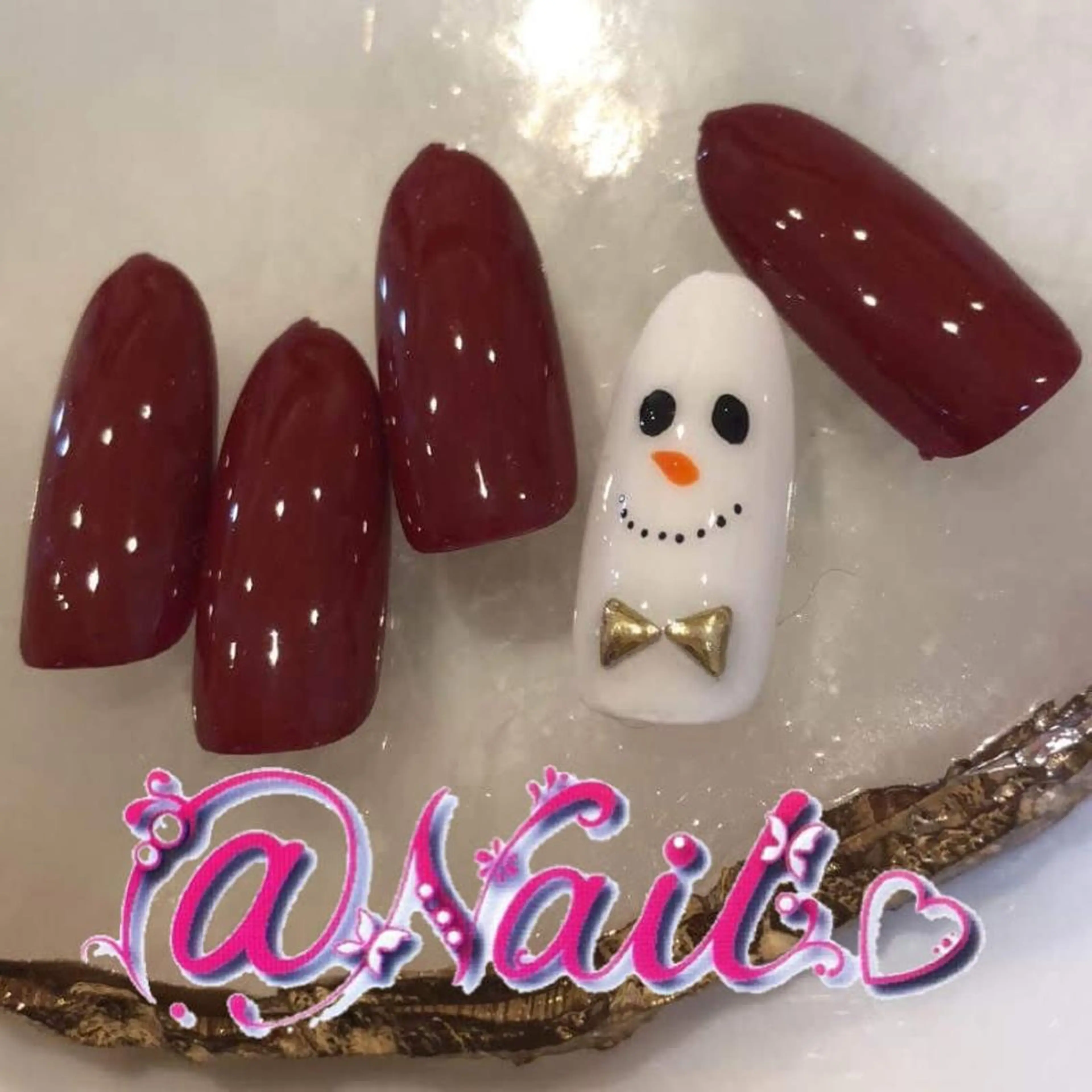 ネイル ネイルチップ 小尾 栞のネイルデザイン