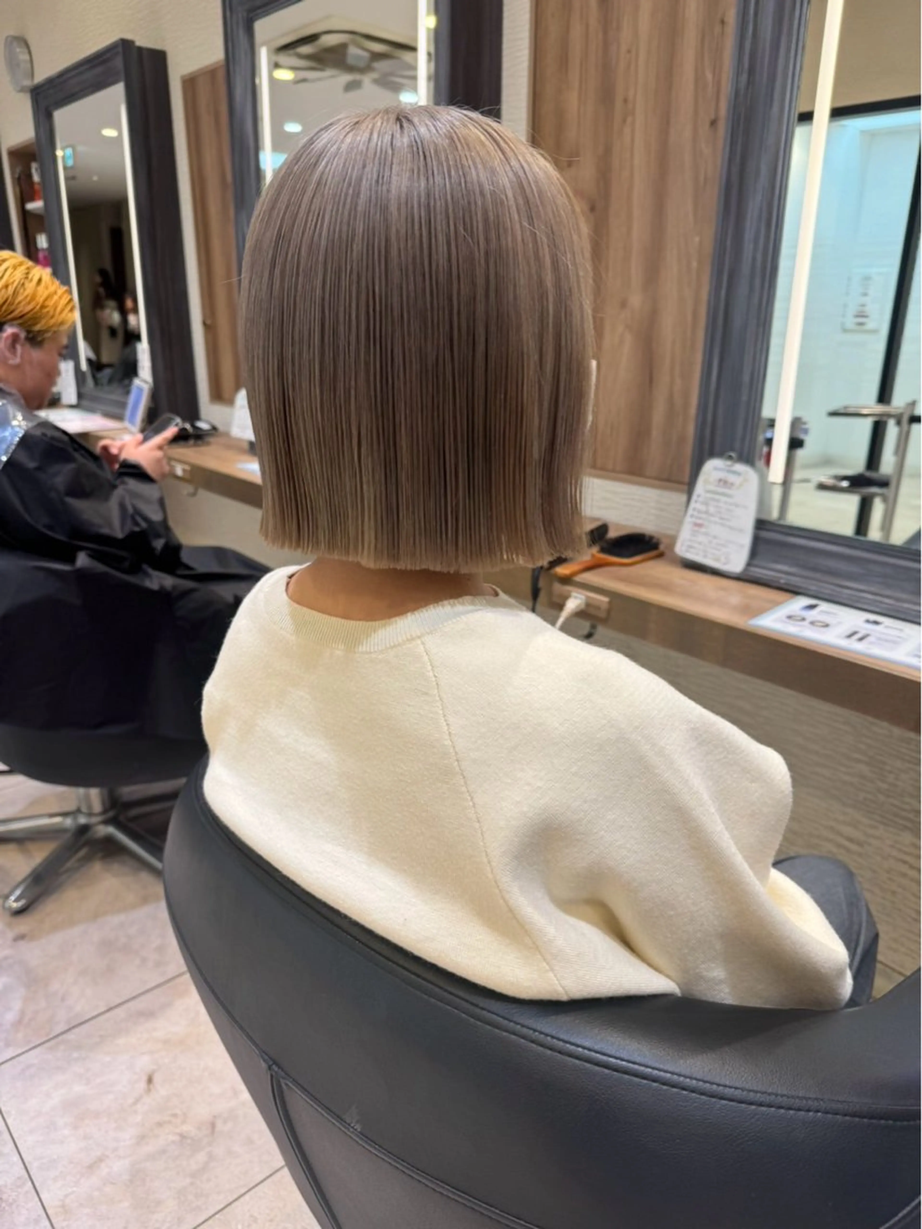 ミディアム カラー カット ヘアカラー 赤み消しカラー🌱 YUZUKI🫧のヘアスタイル