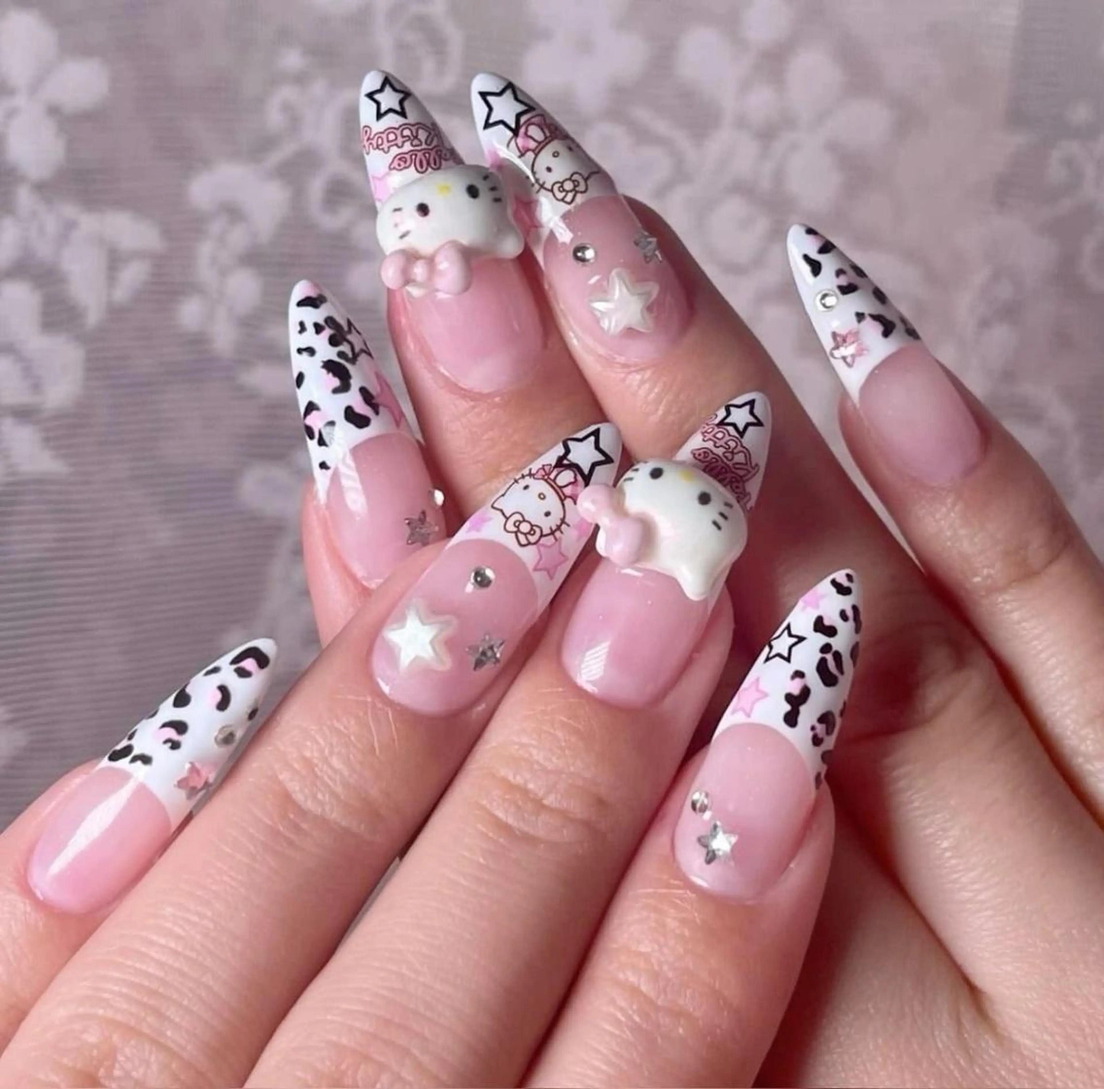 ネイル 長さ出し フレンチネイル グラデーション 卒業式 マグネットネイル ハンドネイル MIHANA NAILのネイルデザイン