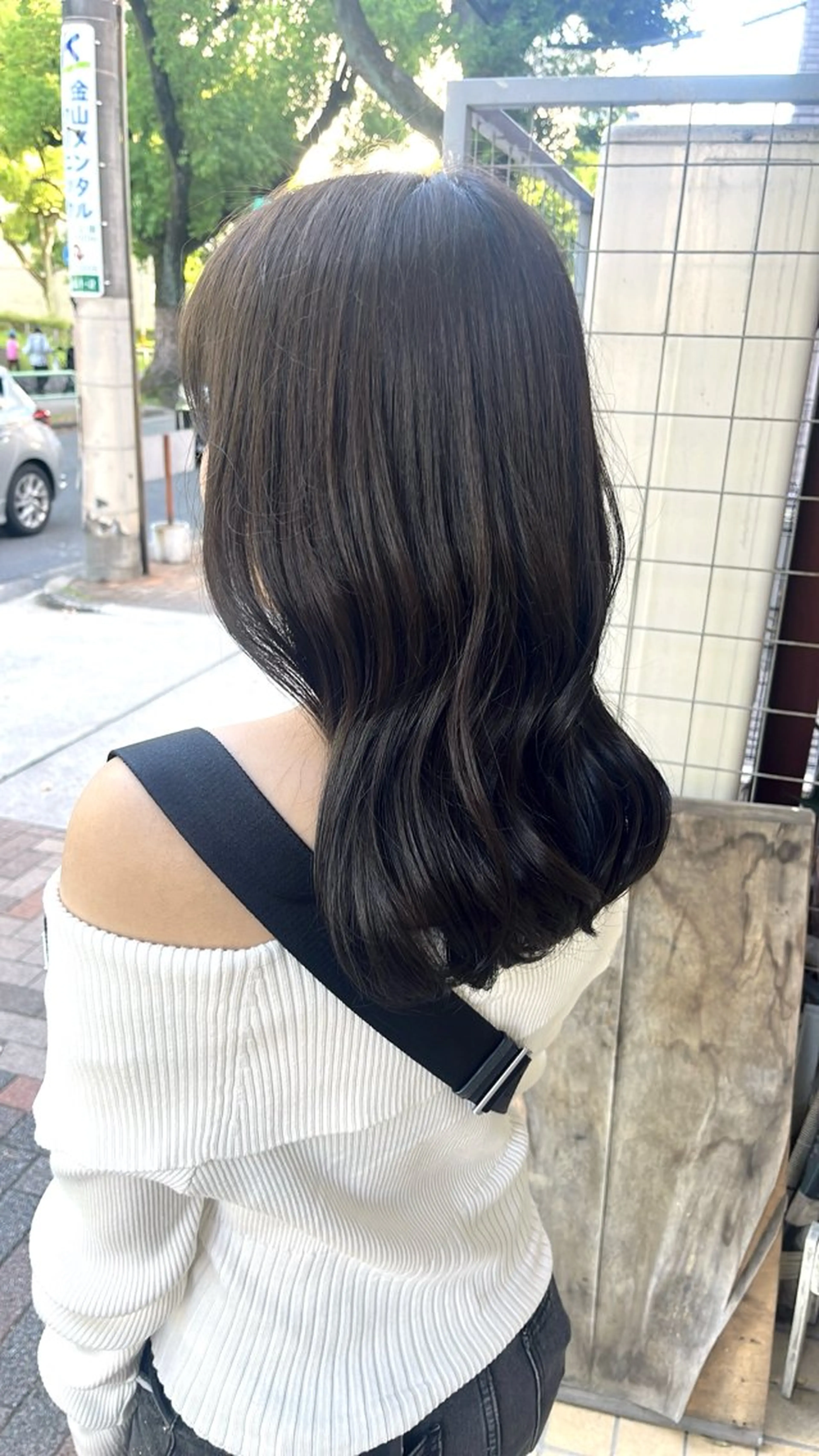 セミロング カット ヘアカラー トリートメント AYU (ému) 伏見/髪質改善のヘアスタイル