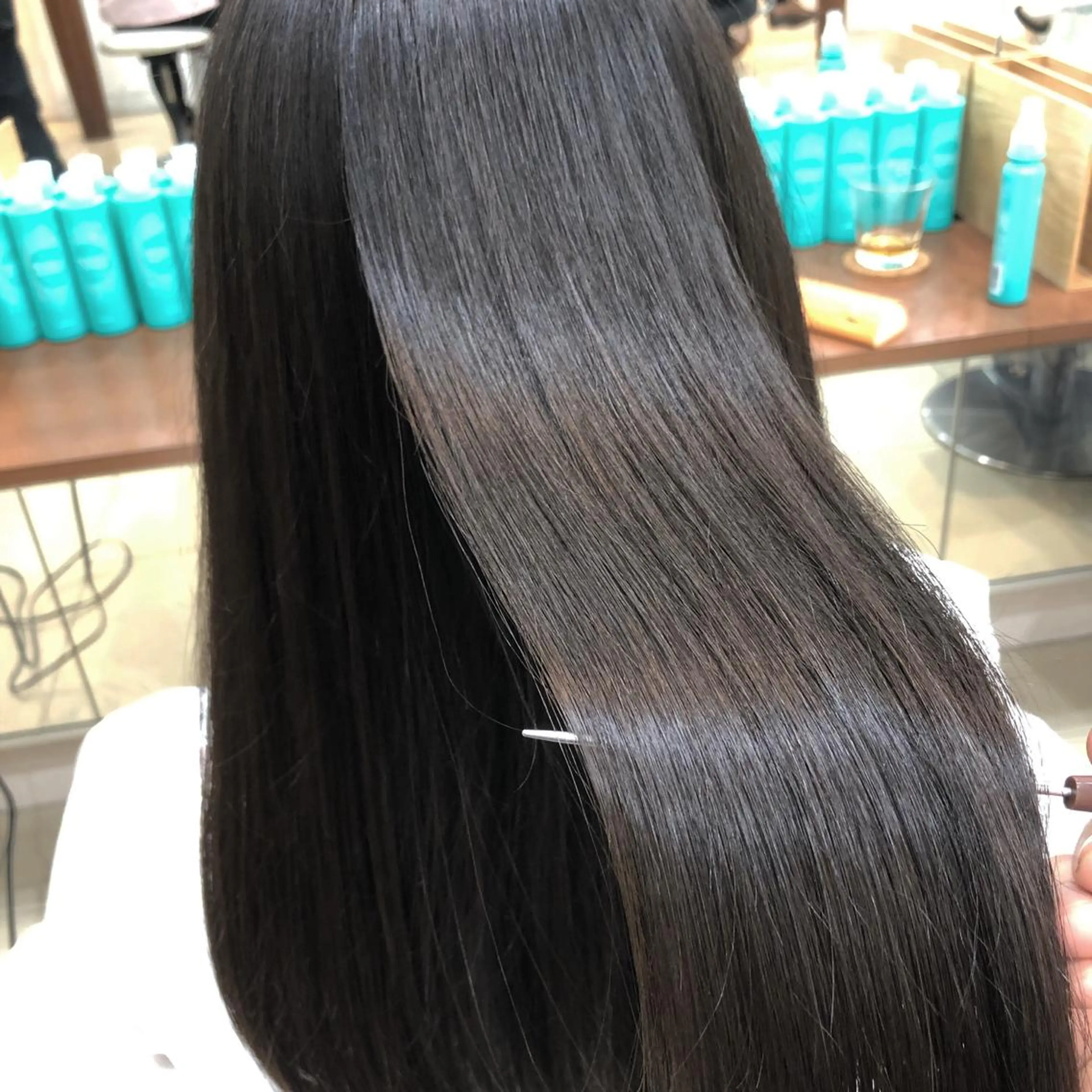 ロング カット パーマ 縮毛矯正 トリートメント コテ巻き風パーマ/ 髪質改善/河島恭平のヘアスタイル