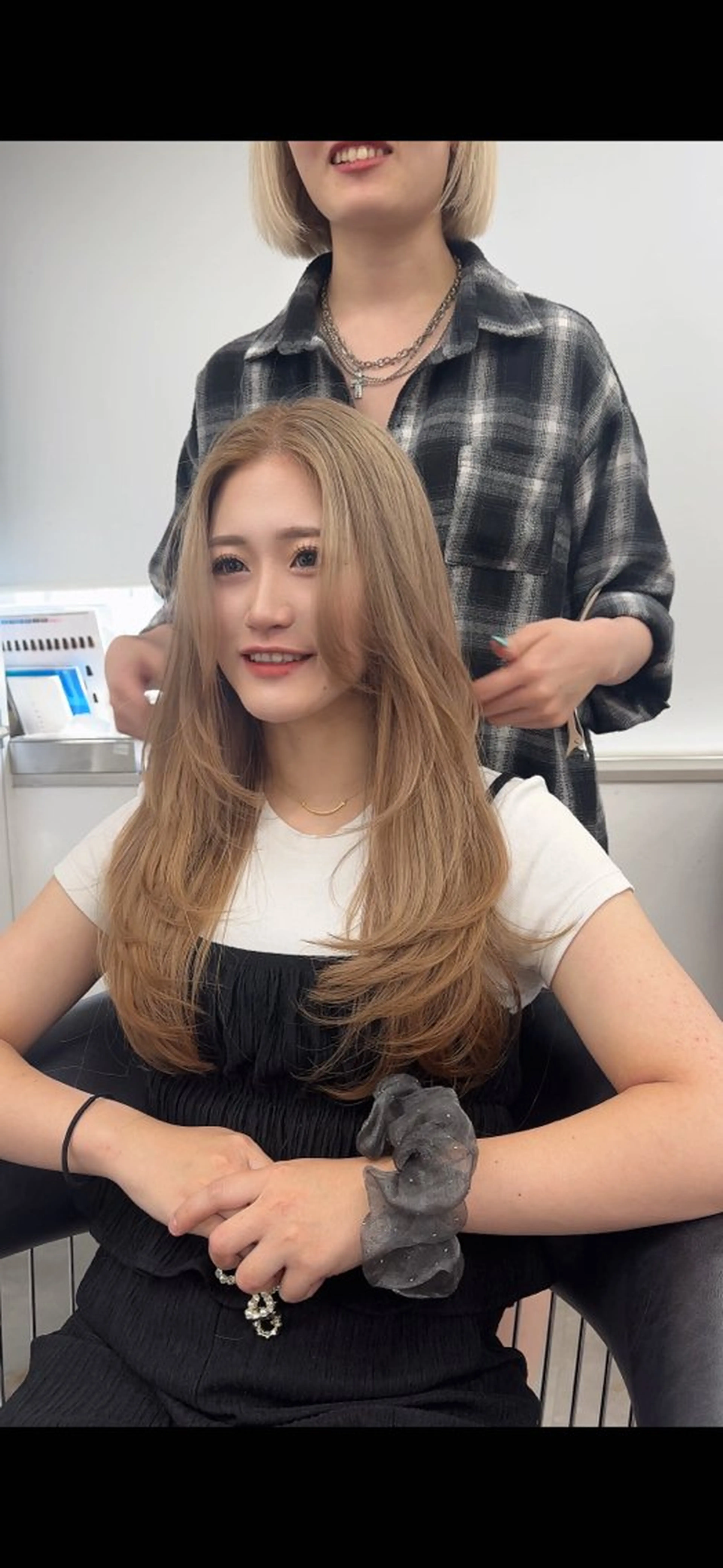 ロング カラー カット ヘアカラー トリートメント 原宿/ボブ/髪質 改善/レイヤー/優希のヘアスタイル