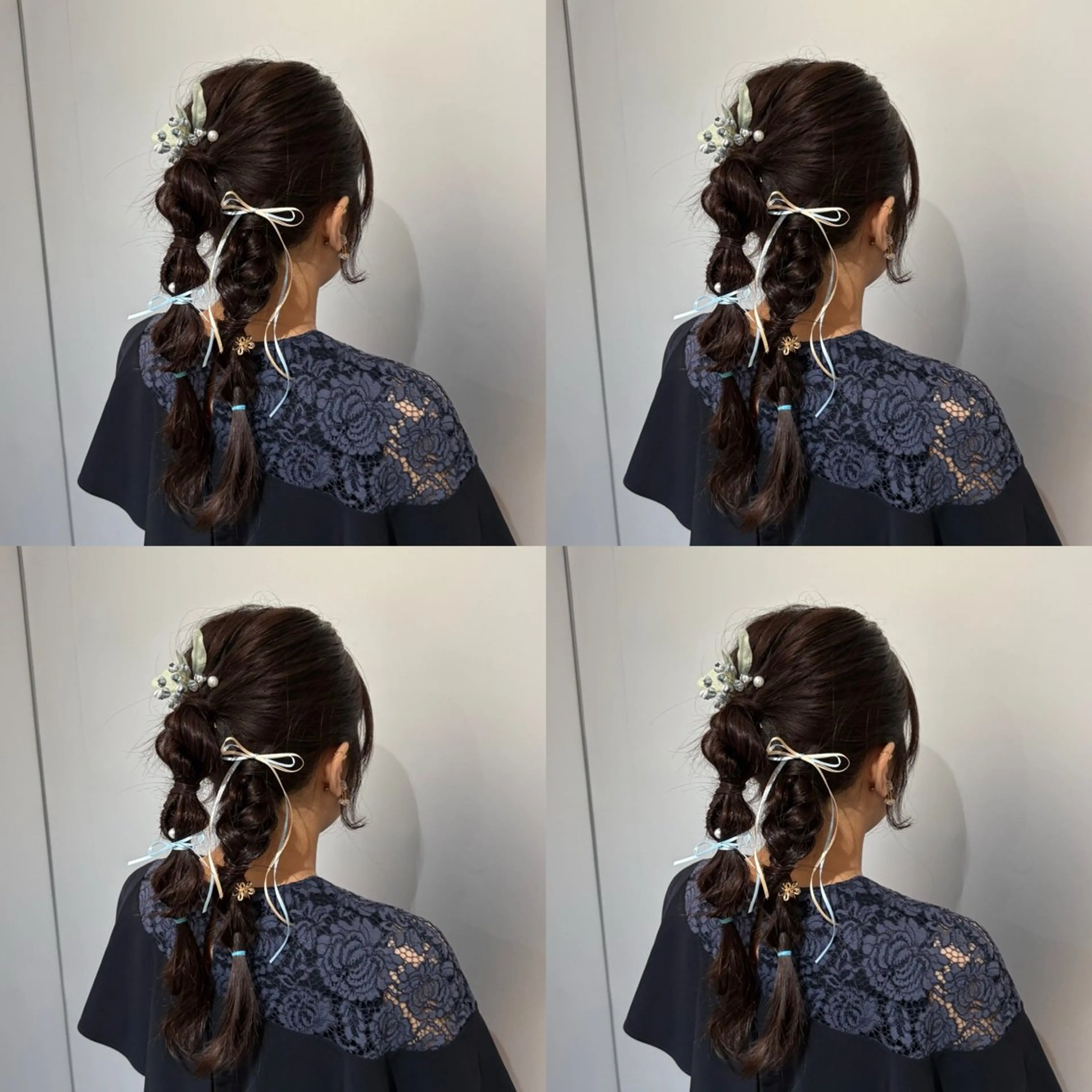 ミディアム ヘアアレンジ ヘアセット Minami. 🩵 再現性特化ヘアのヘアスタイル