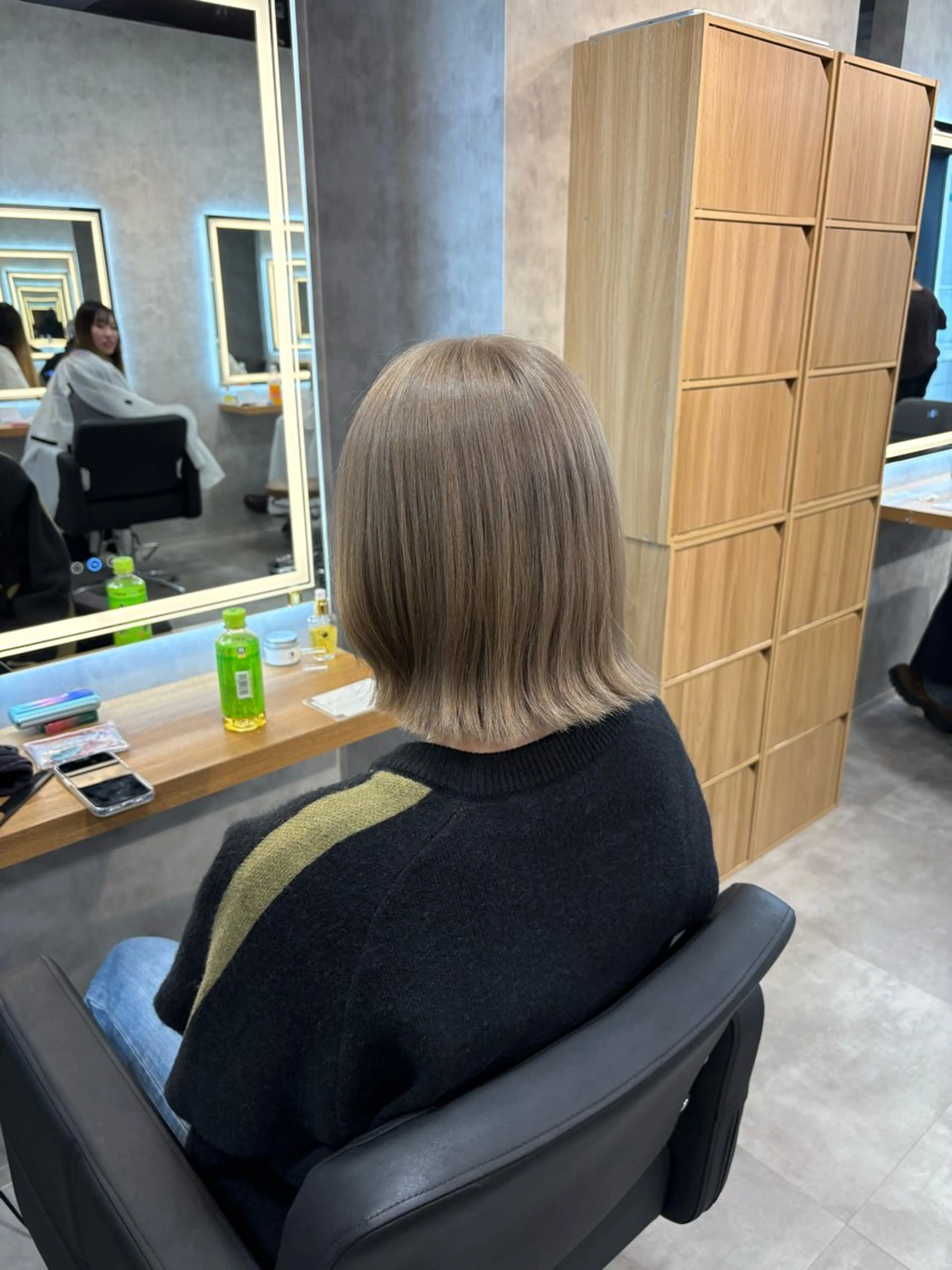 ショート カラー ヘアカラー グレージュ/ベージュ 透明感カラーYUTAのヘアスタイル