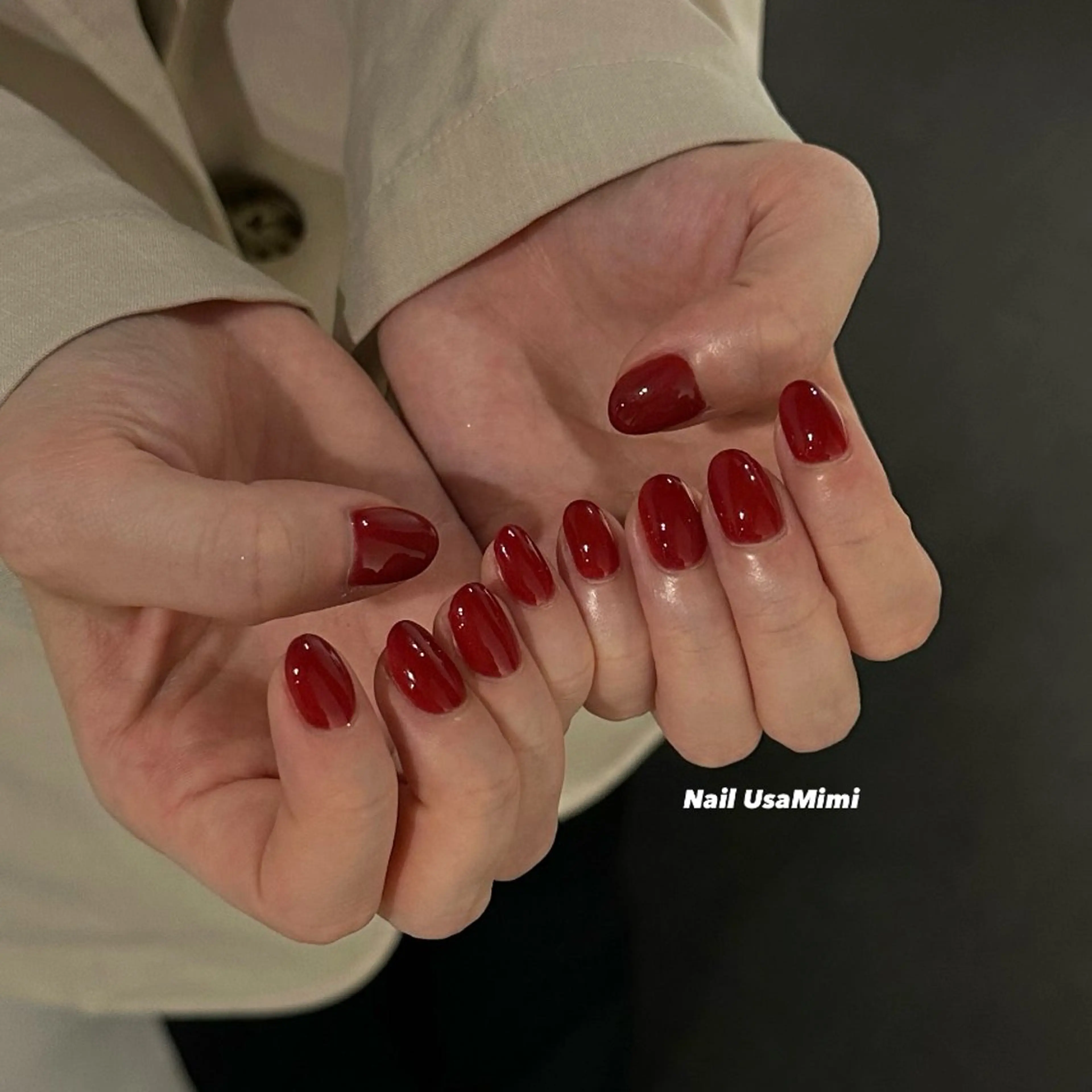 ネイル 本町NailUsaM imi MOMOKAのネイルデザイン