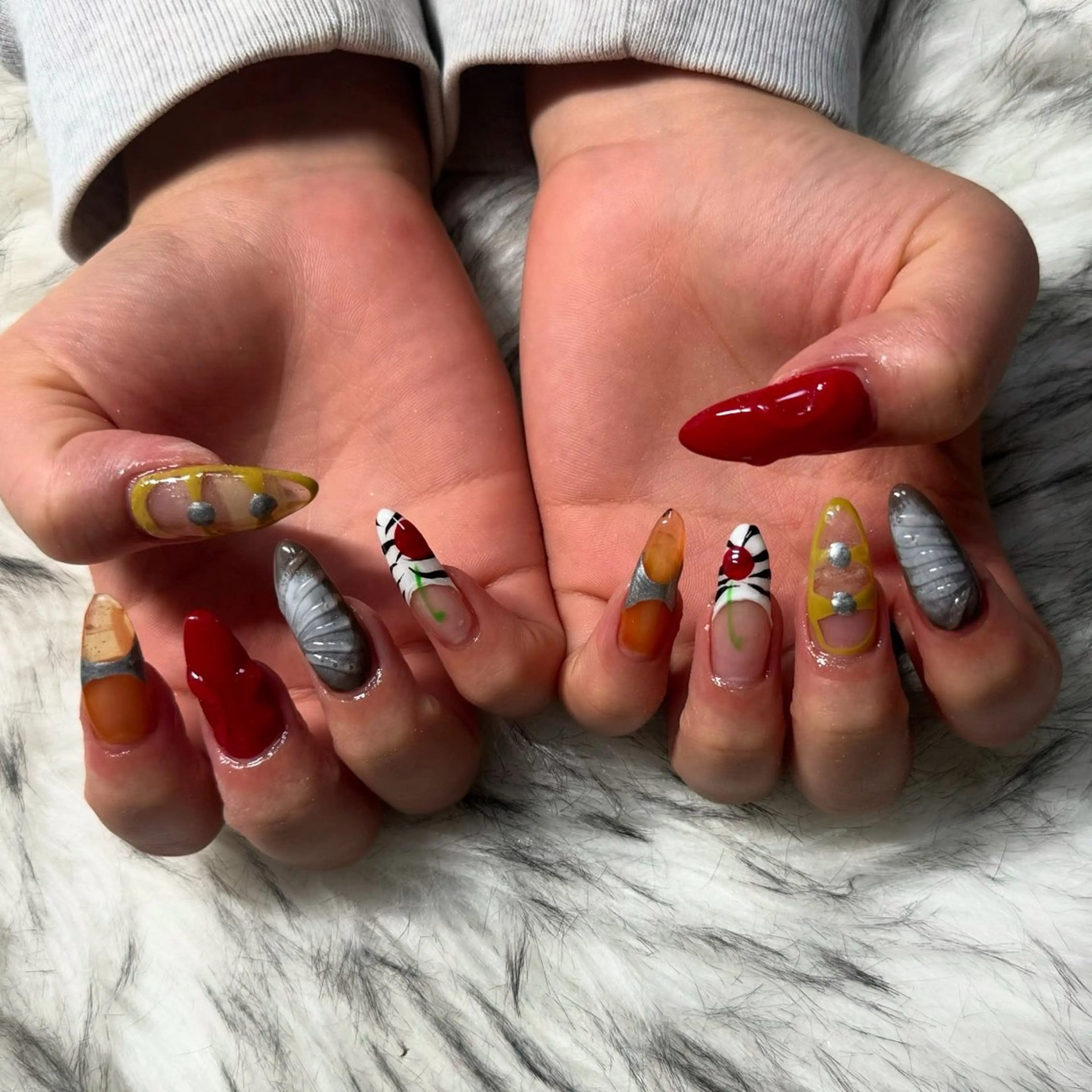 ロング ハンドネイル mao .のネイルデザイン