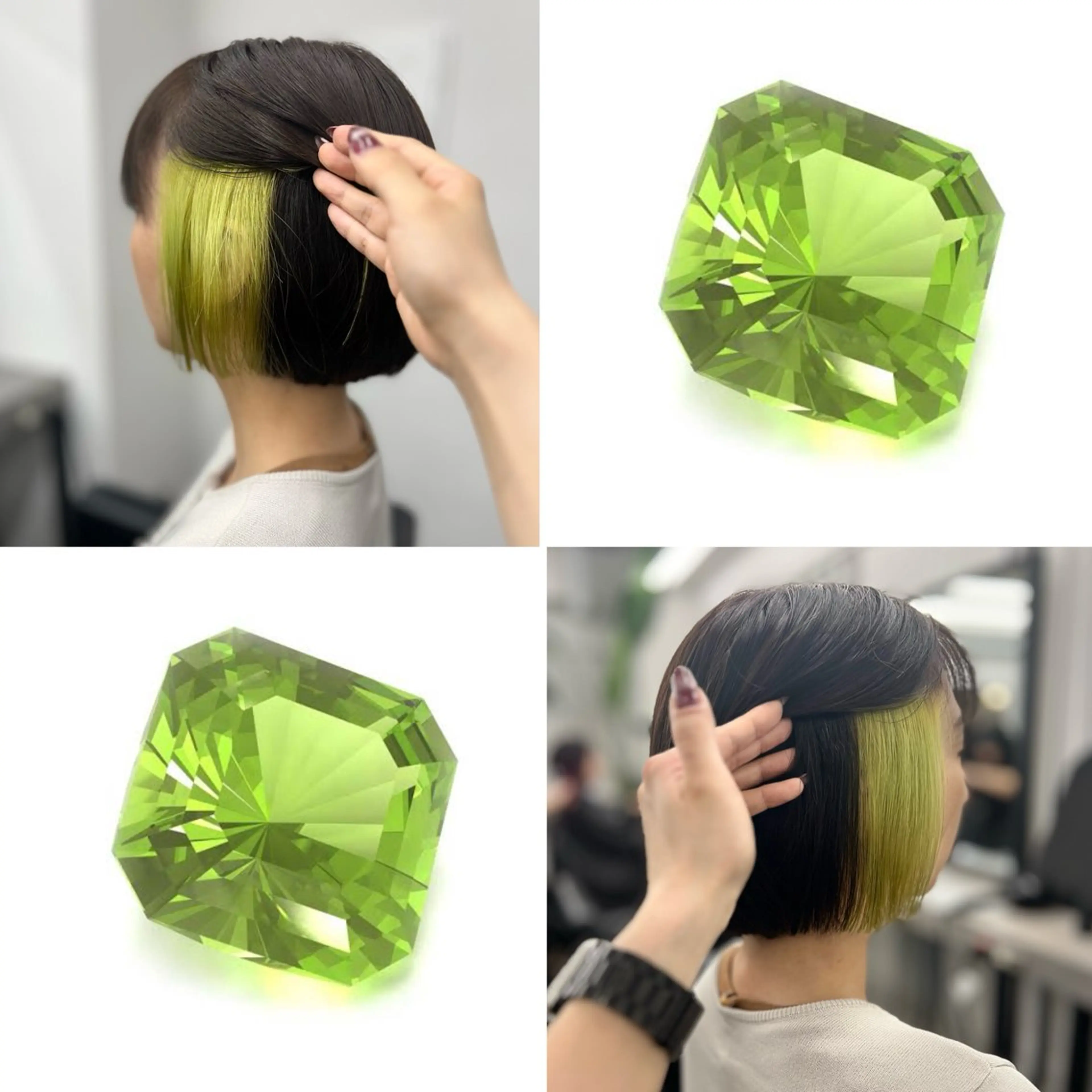 ミディアム カラー イヤリングカラー ADLLA.アドラ所属・透明感カラー特化🫧 ADLLA.栗原🦋のヘアスタイル