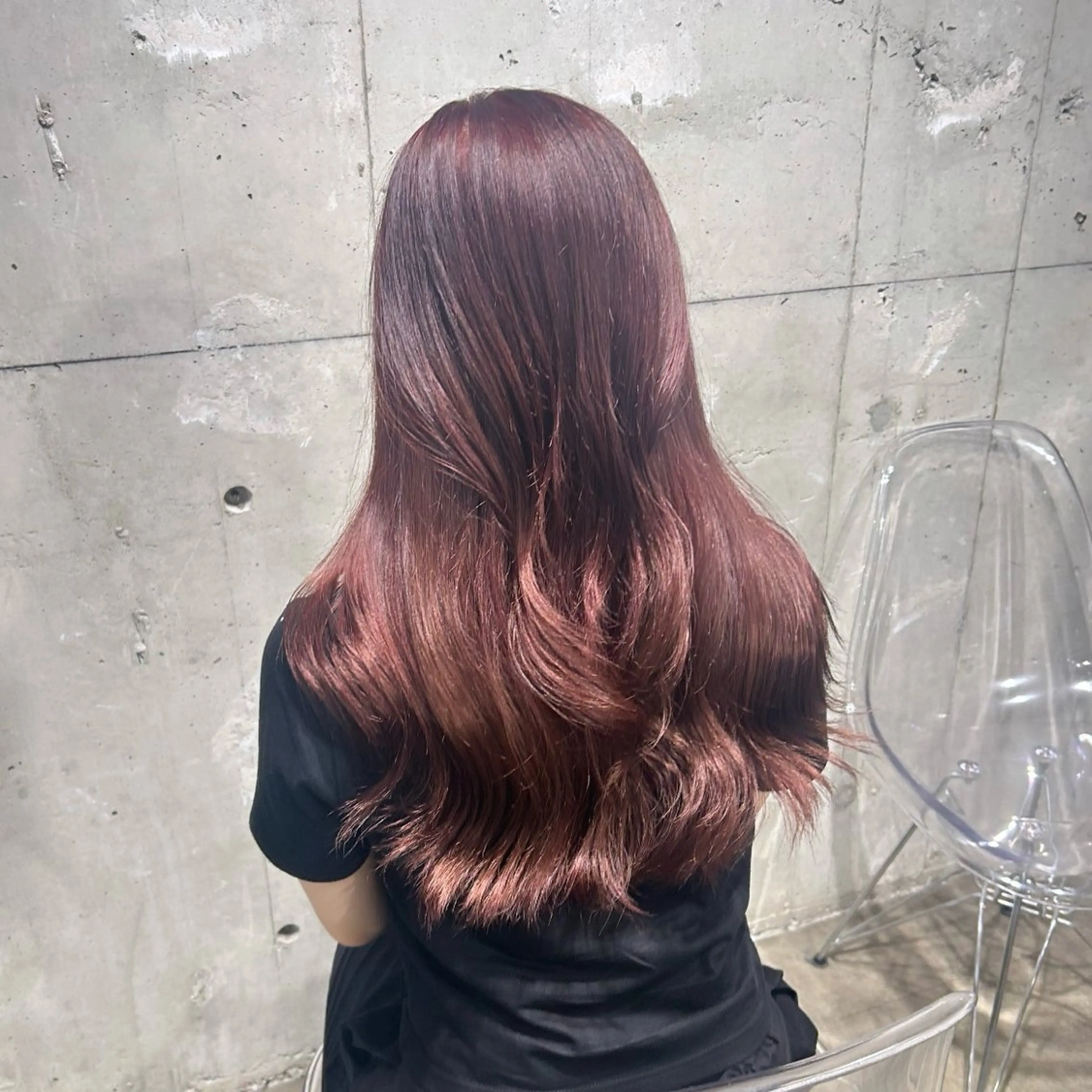 ロング IS所属・横浜美容室/透明感 カラー/レイヤーのヘアスタイル