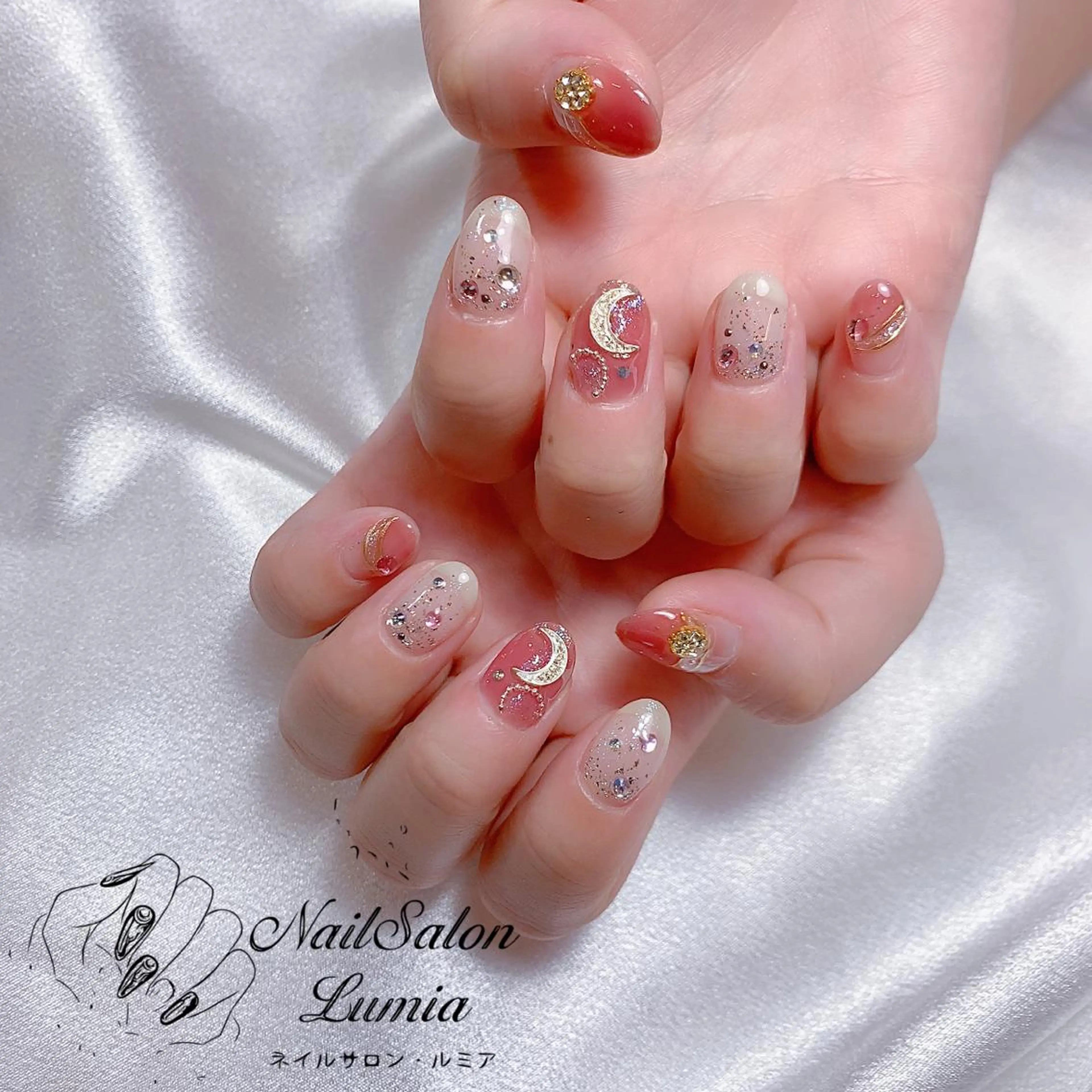ネイル ハンドネイル ネイルサロン ルミア Lumia 店長のネイルデザイン
