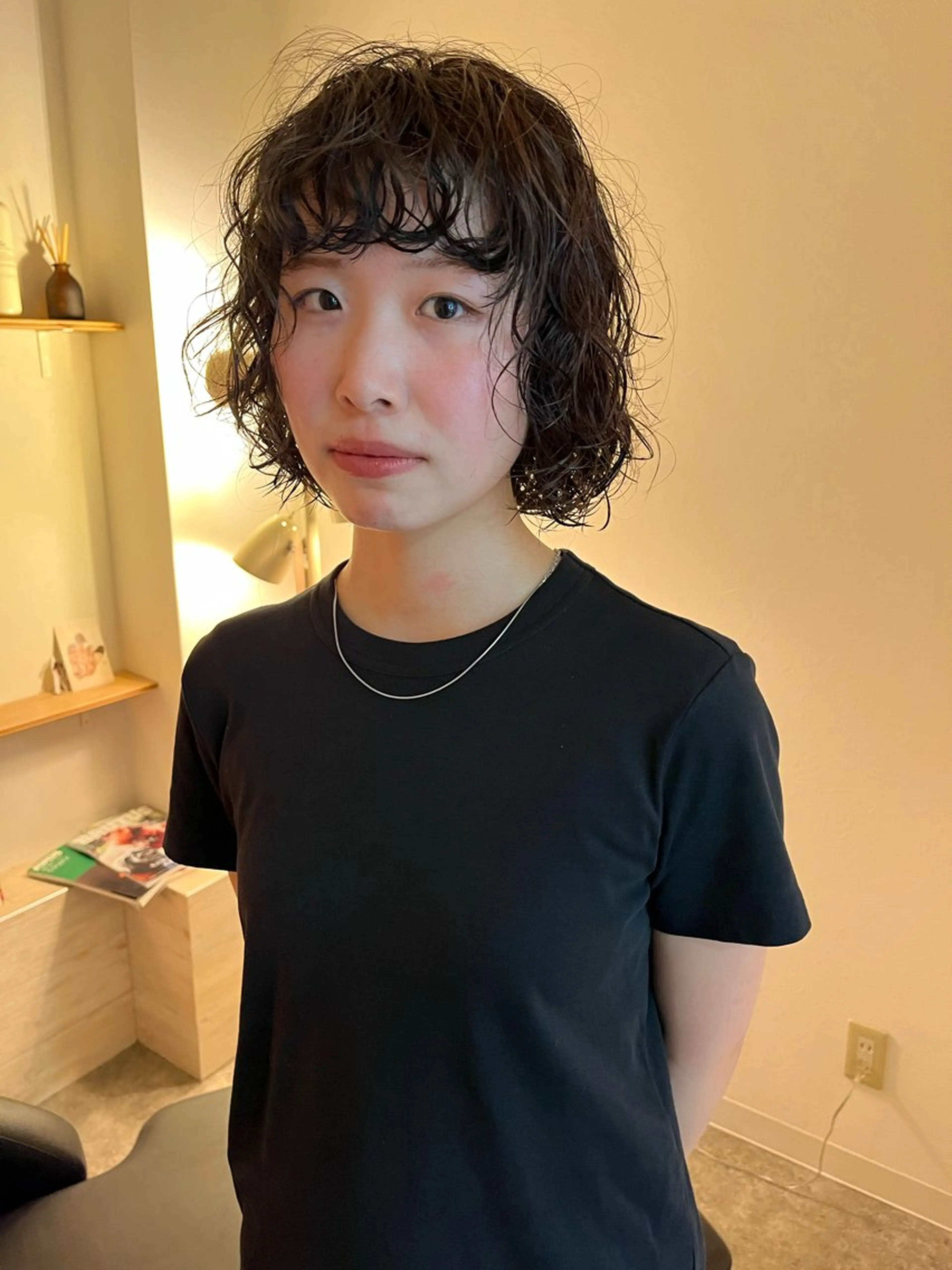 ミディアム パーマ ミディアムパーマ カット パーマ トリートメント 金井京介/レイヤー /ボブパーマのヘアスタイル