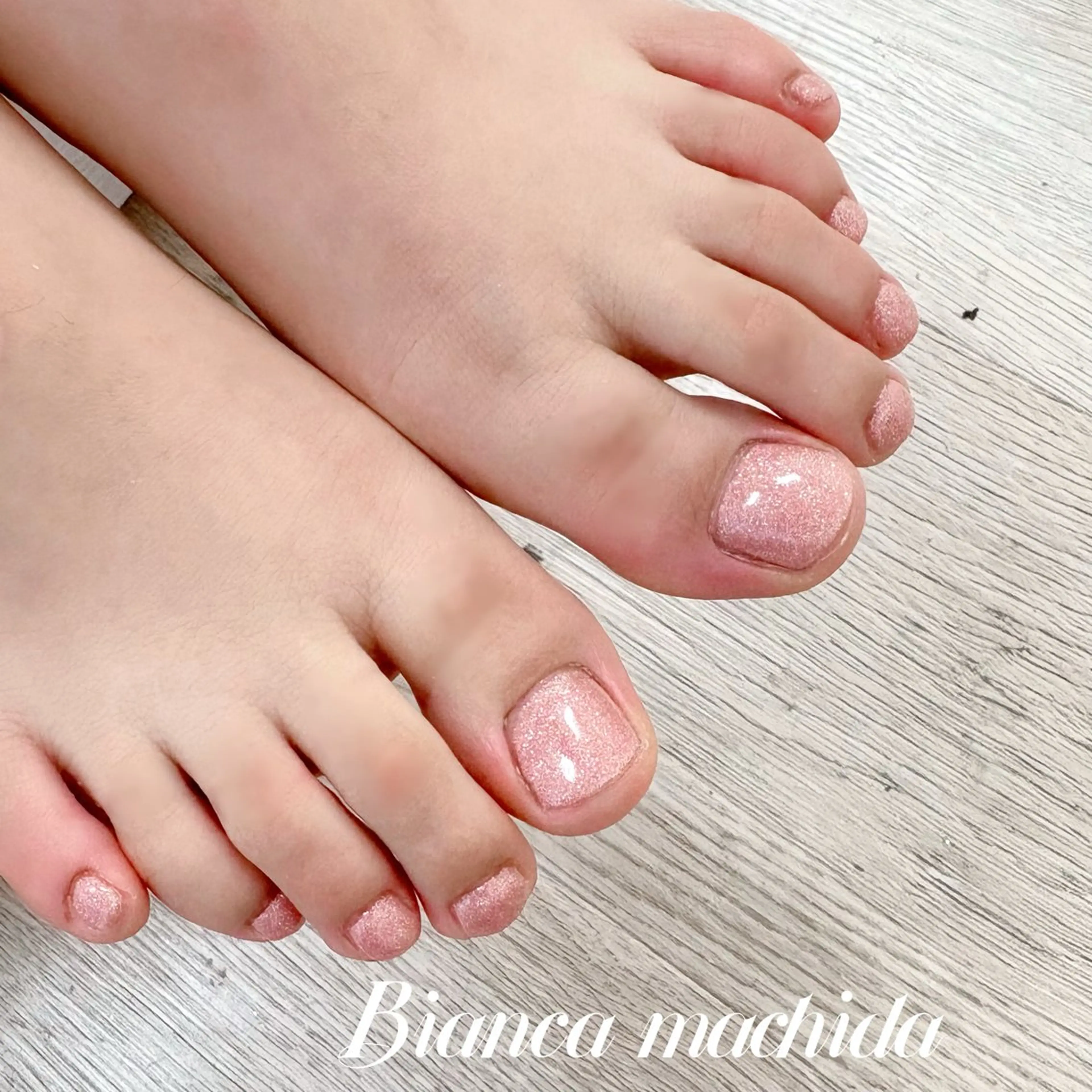 ネイル フットネイル Bianca 🌟 yanagihasiのネイルデザイン