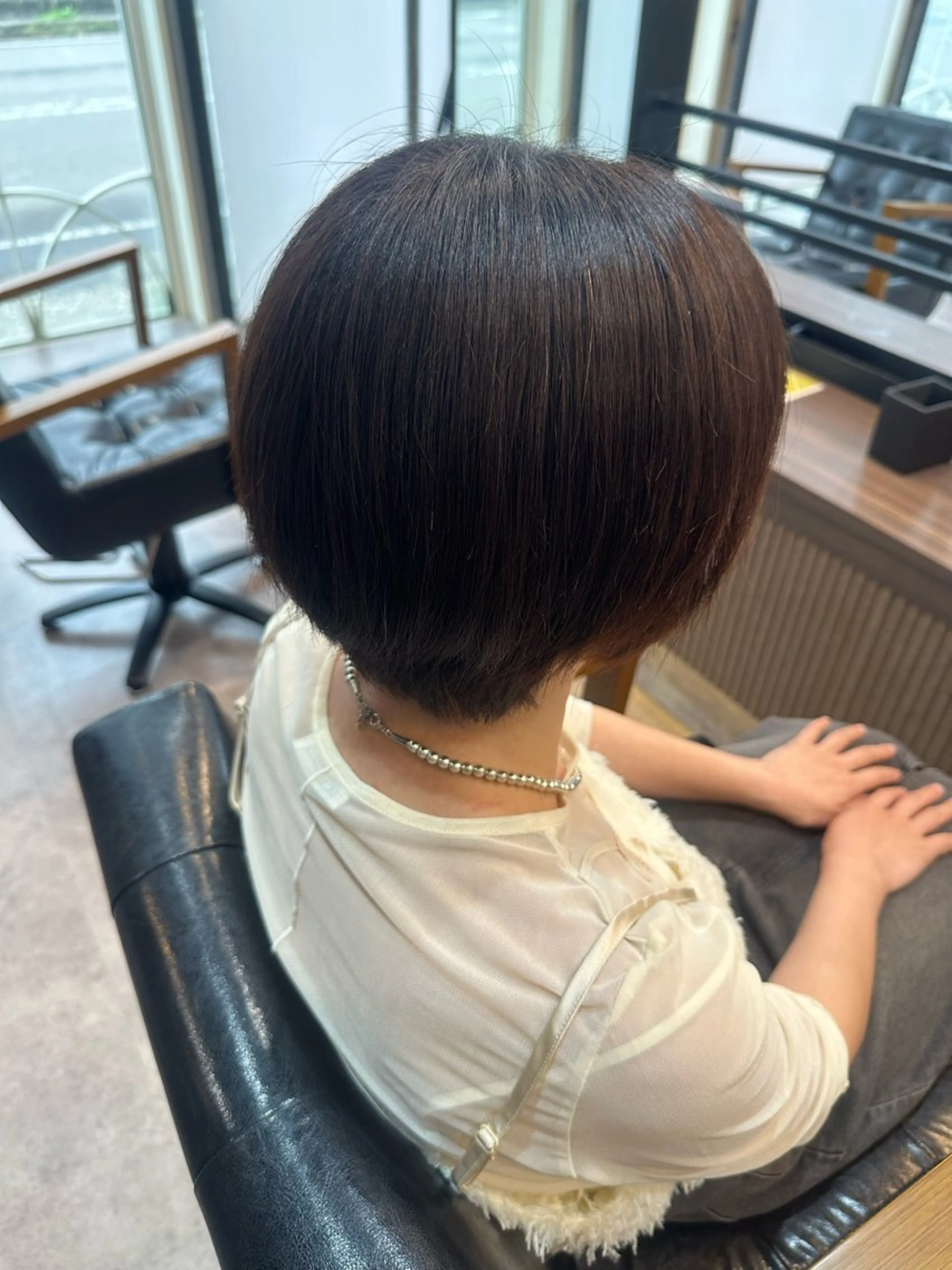 ショート ヘアカラー Agu まゆかのヘアスタイル