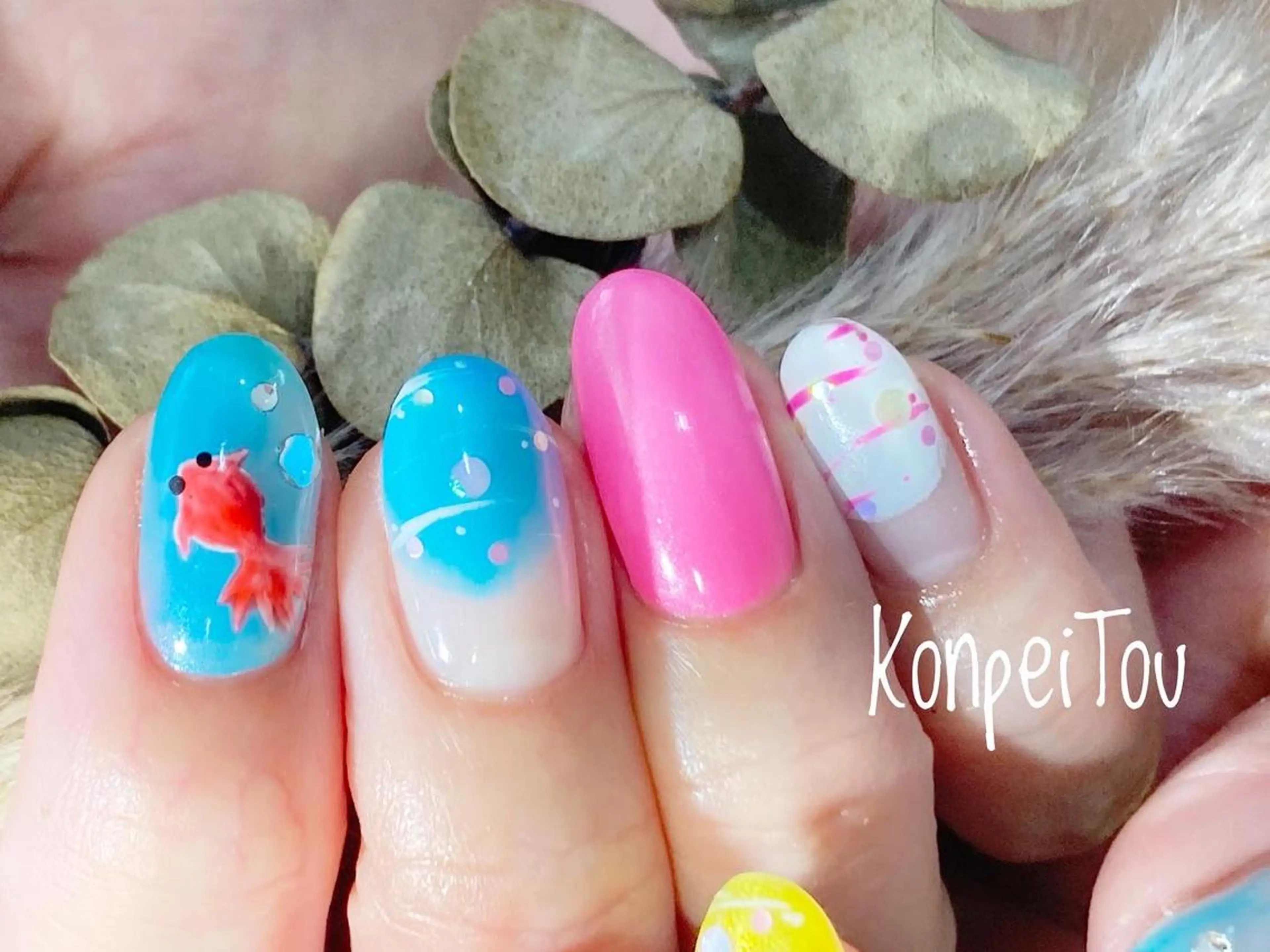 ネイル ハンドネイル おうちのネイルサロン　konpeiTou〜こんぺいとう〜所属・おうちのネイルサロン KonpeiTouのネイルデザイン