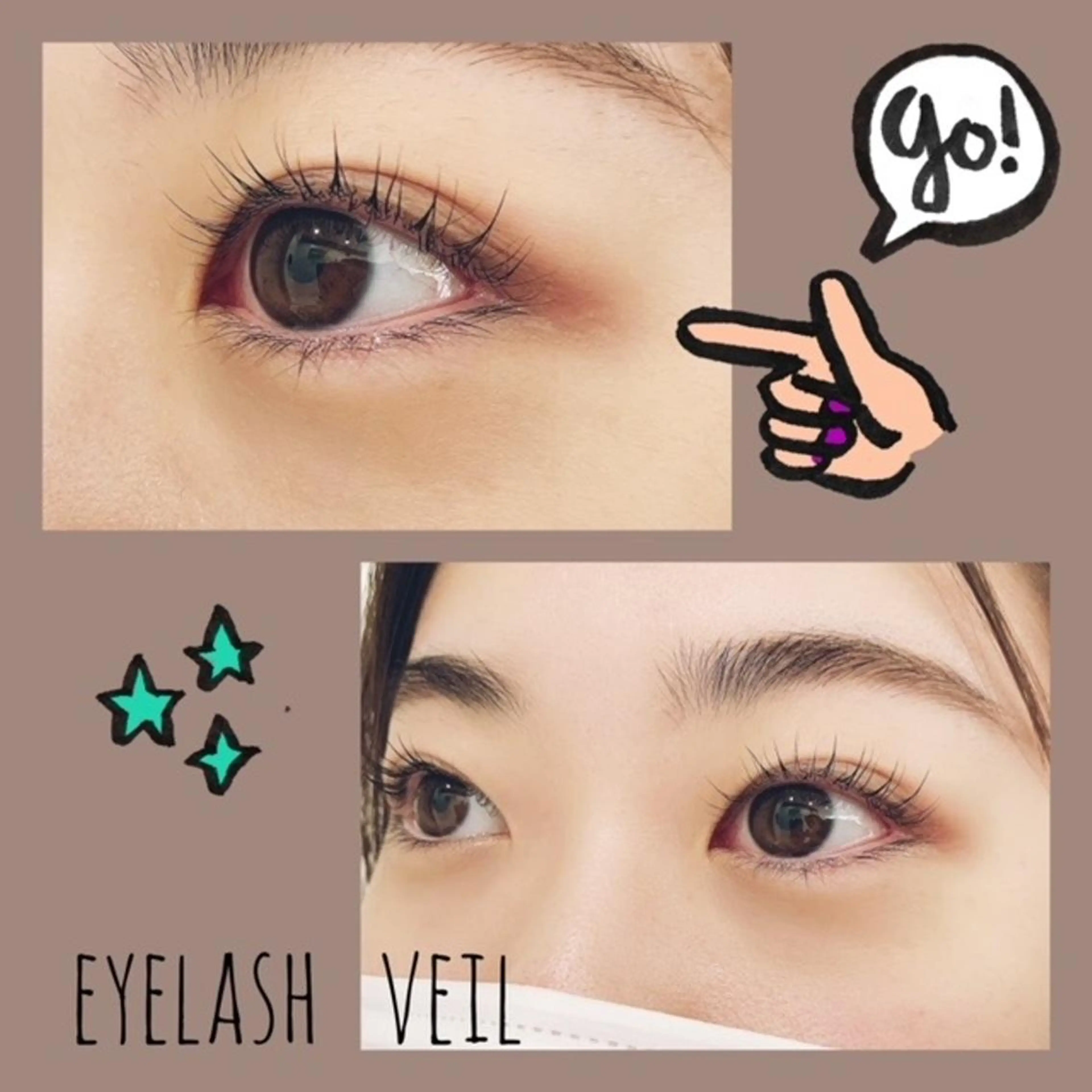 マツエク・マツパ Veil ayakaのマツエク・マツパデザイン