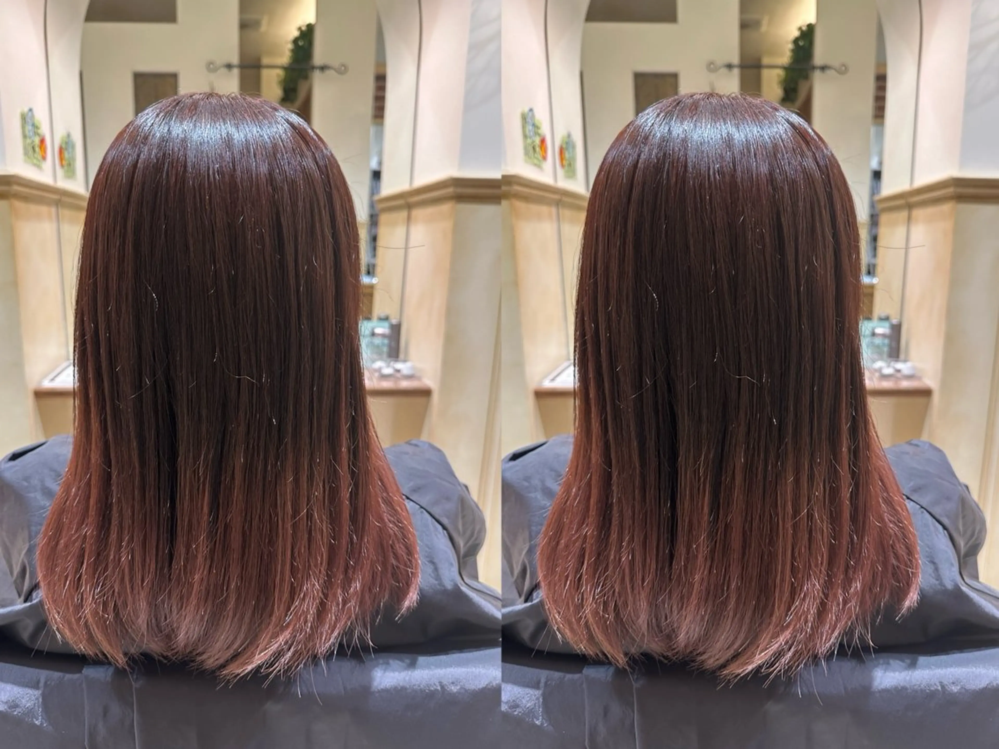 セミロング カラー BONHEURHair所属・BONHEUR HAIRななみ🫟のヘアスタイル