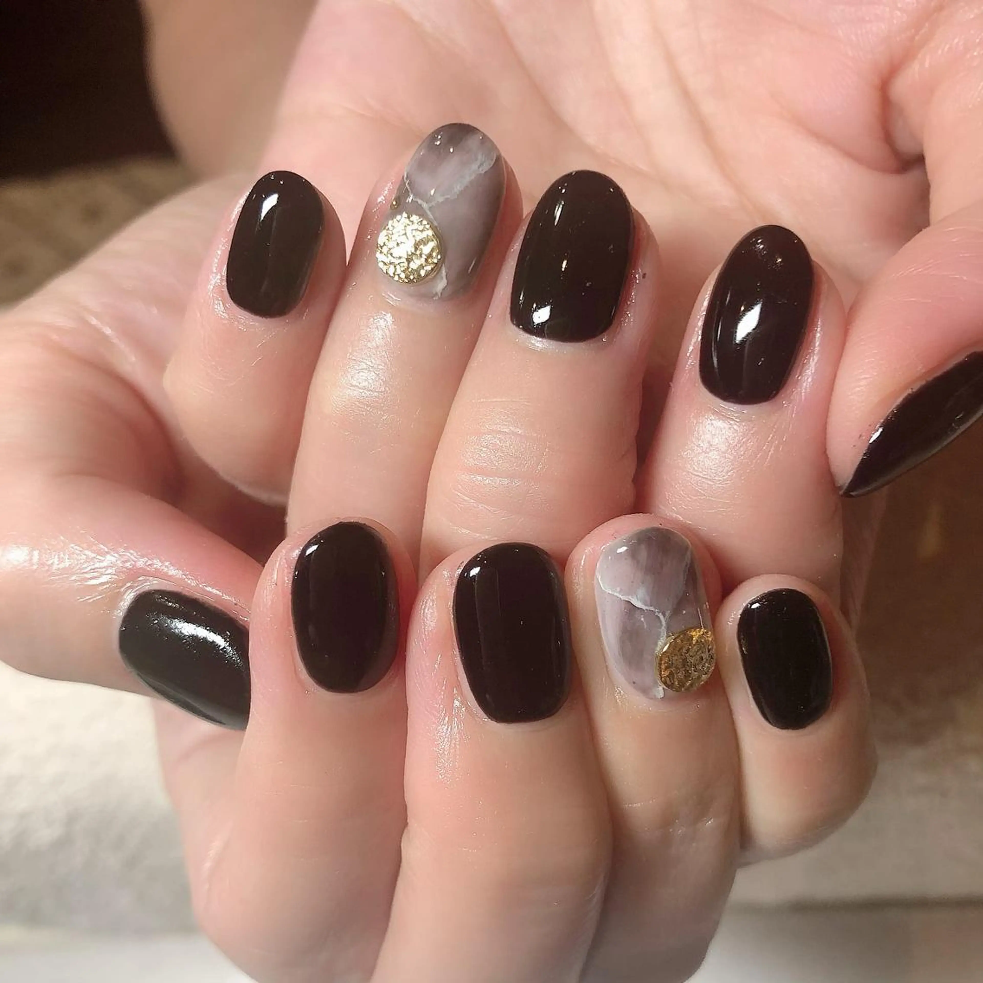 ショート ネイル ハンドネイル パラジェル lira nailのネイルデザイン