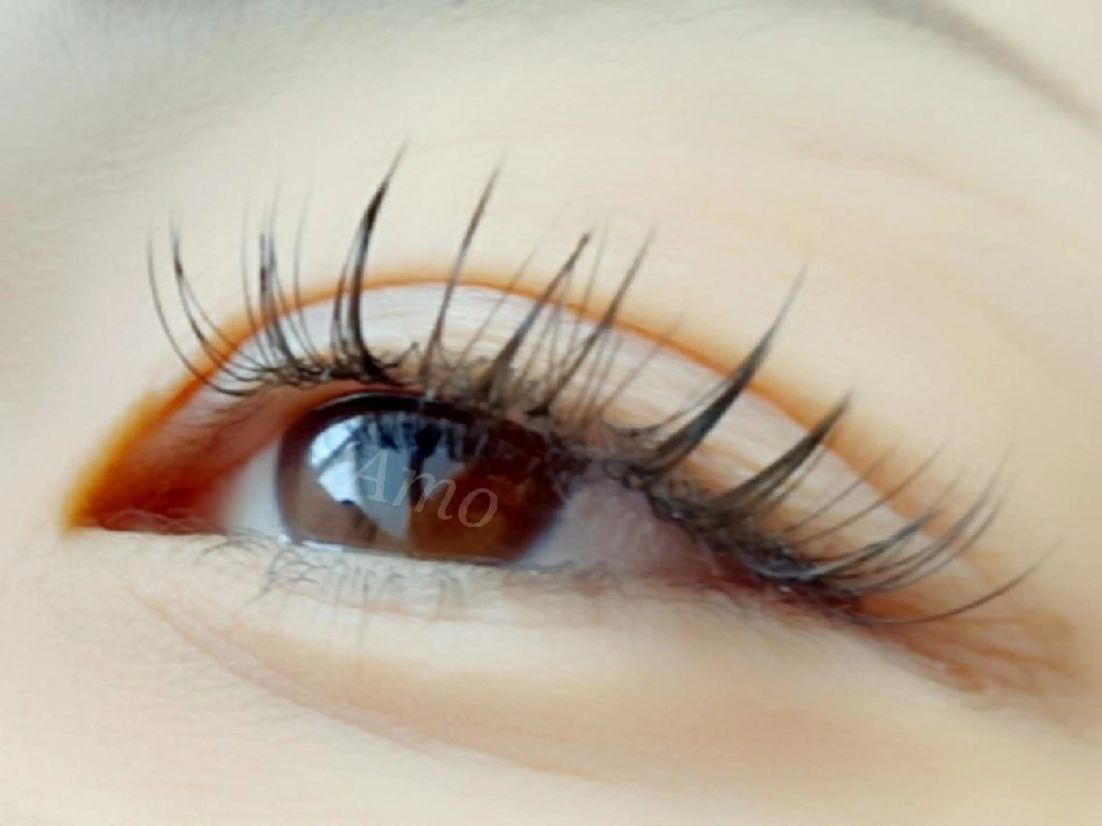 マツエク・マツパ 付け放題 束感まつ毛 Cカール キュート フラットラッシュ マツエク ‘Amo アモのマツエク・マツパデザイン