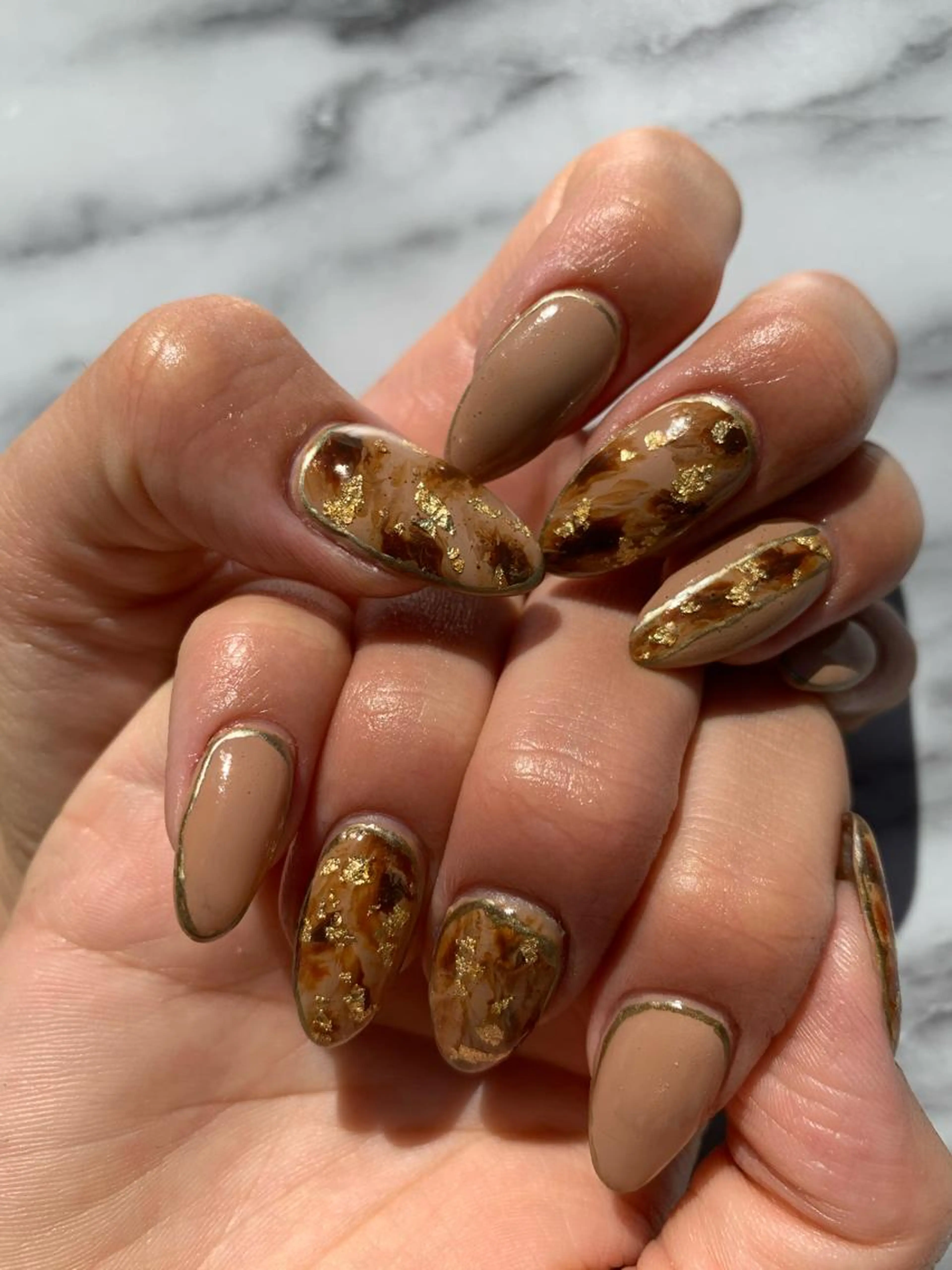 新規限定ハンドネイル（他店オフ込）デザインBの写真