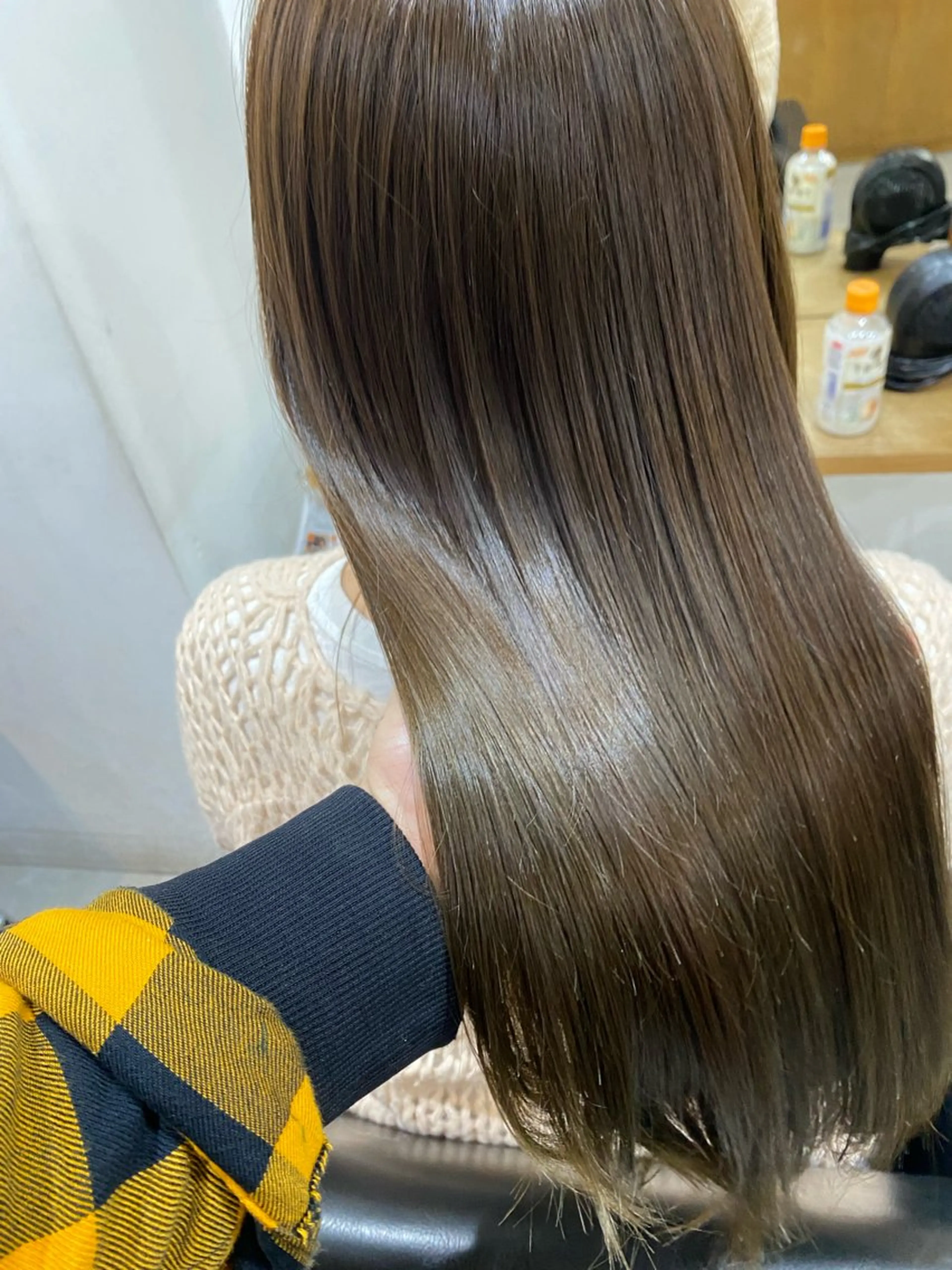 ロング カラー 銀座⚜️【脱白髪染め 美髪矯正】トグチのヘアスタイル