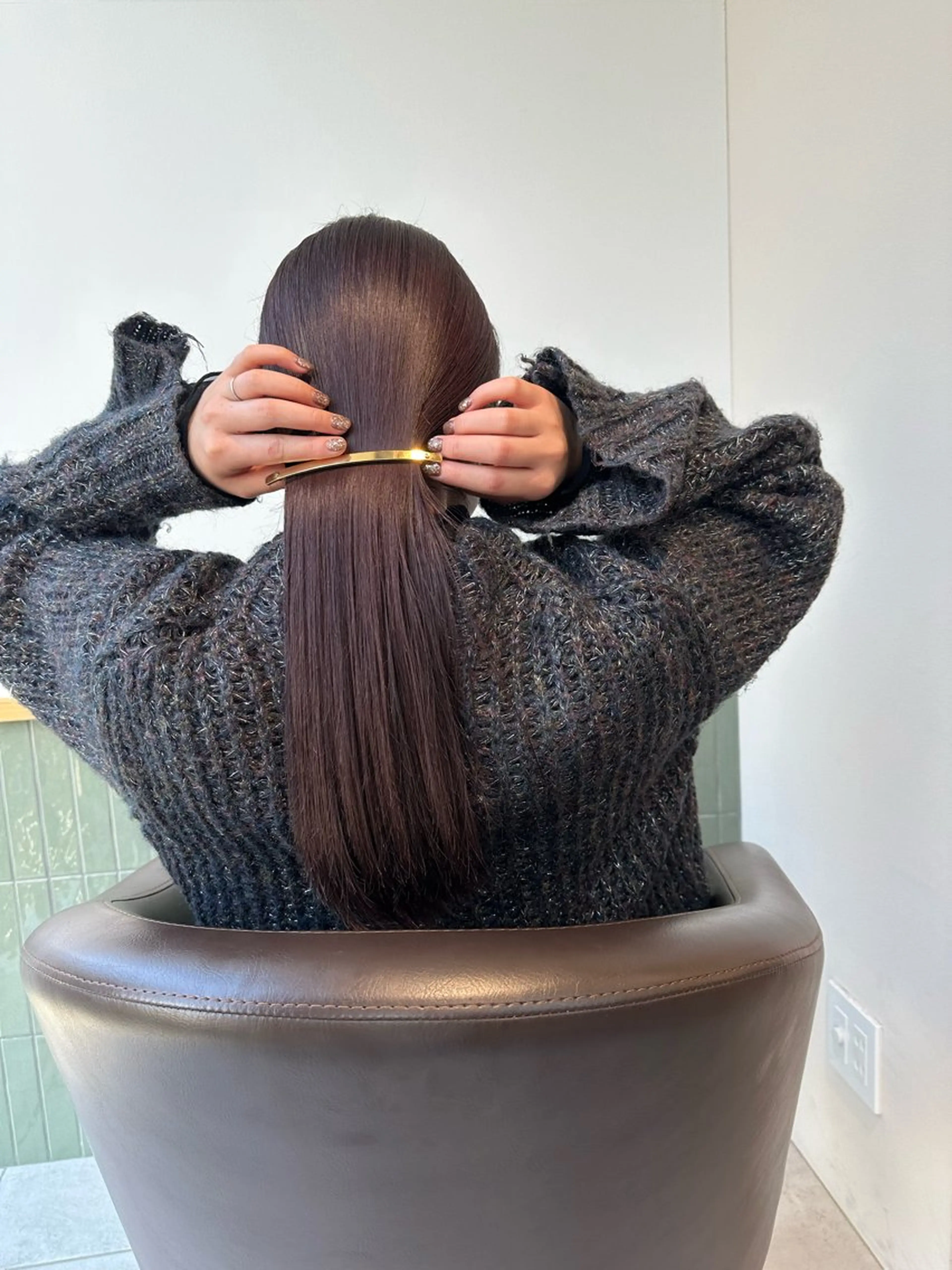 ロング カラー キッズ ヘアカラー トリートメント オトナヘア🌸 harukaのヘアスタイル