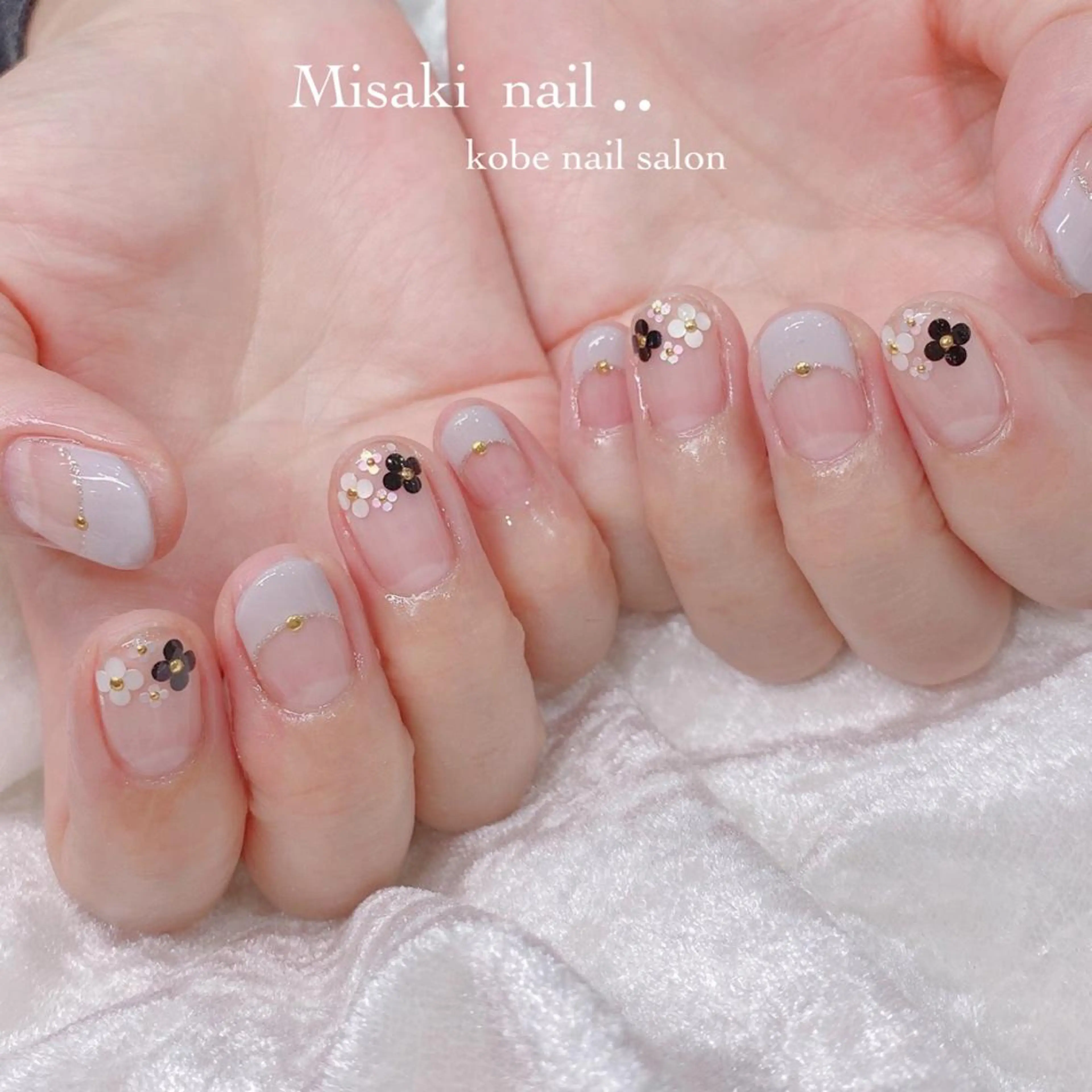 ネイル 韓国ネイル ワンホンネイル ハンドネイル nailsalon miinailsのネイルデザイン