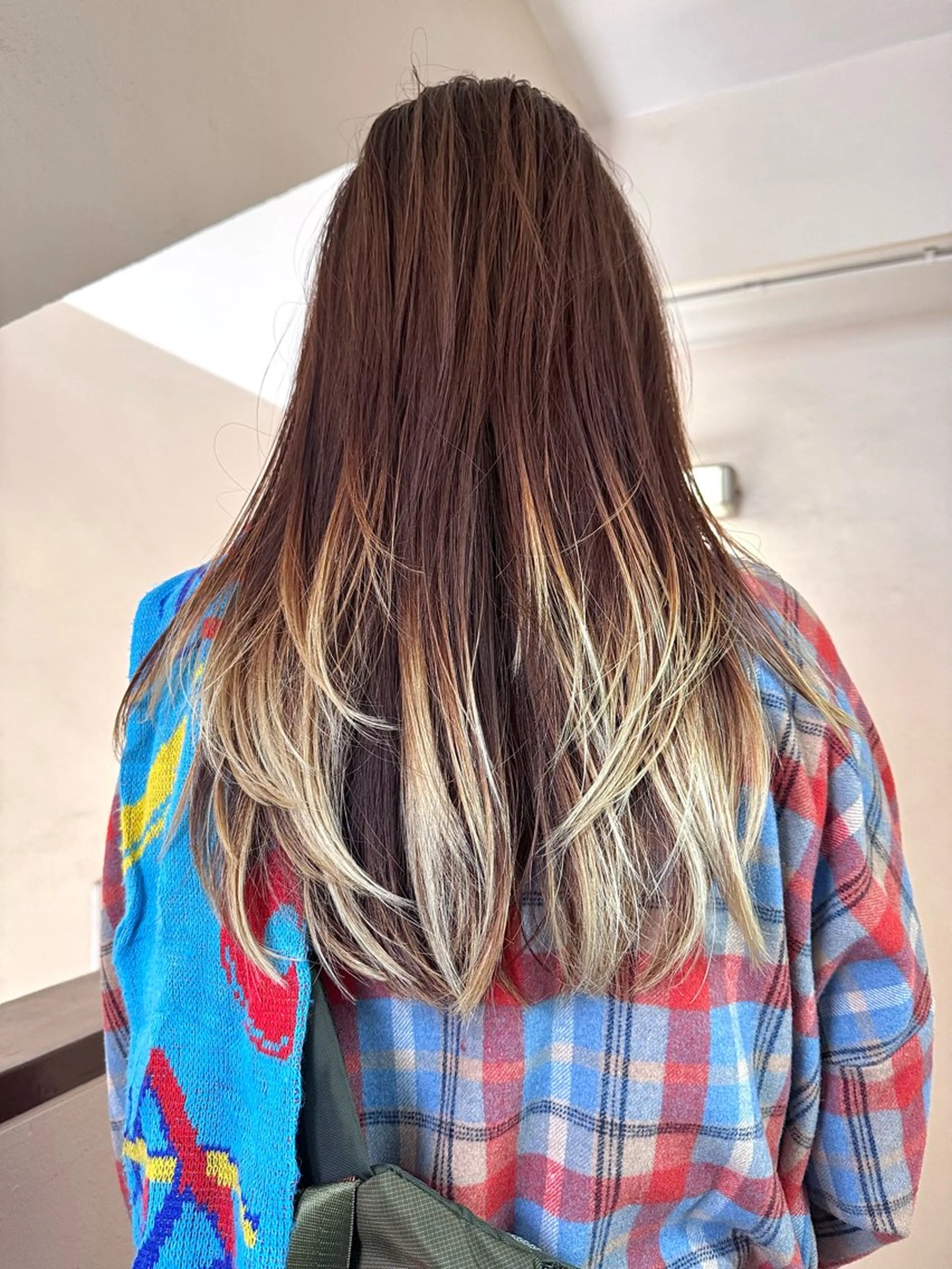 👚デザインカラー👚カット＋ポイントブリーチ(ブリーチリタッチ不可)＋フルカラー＋2stepケアトリートメントの写真