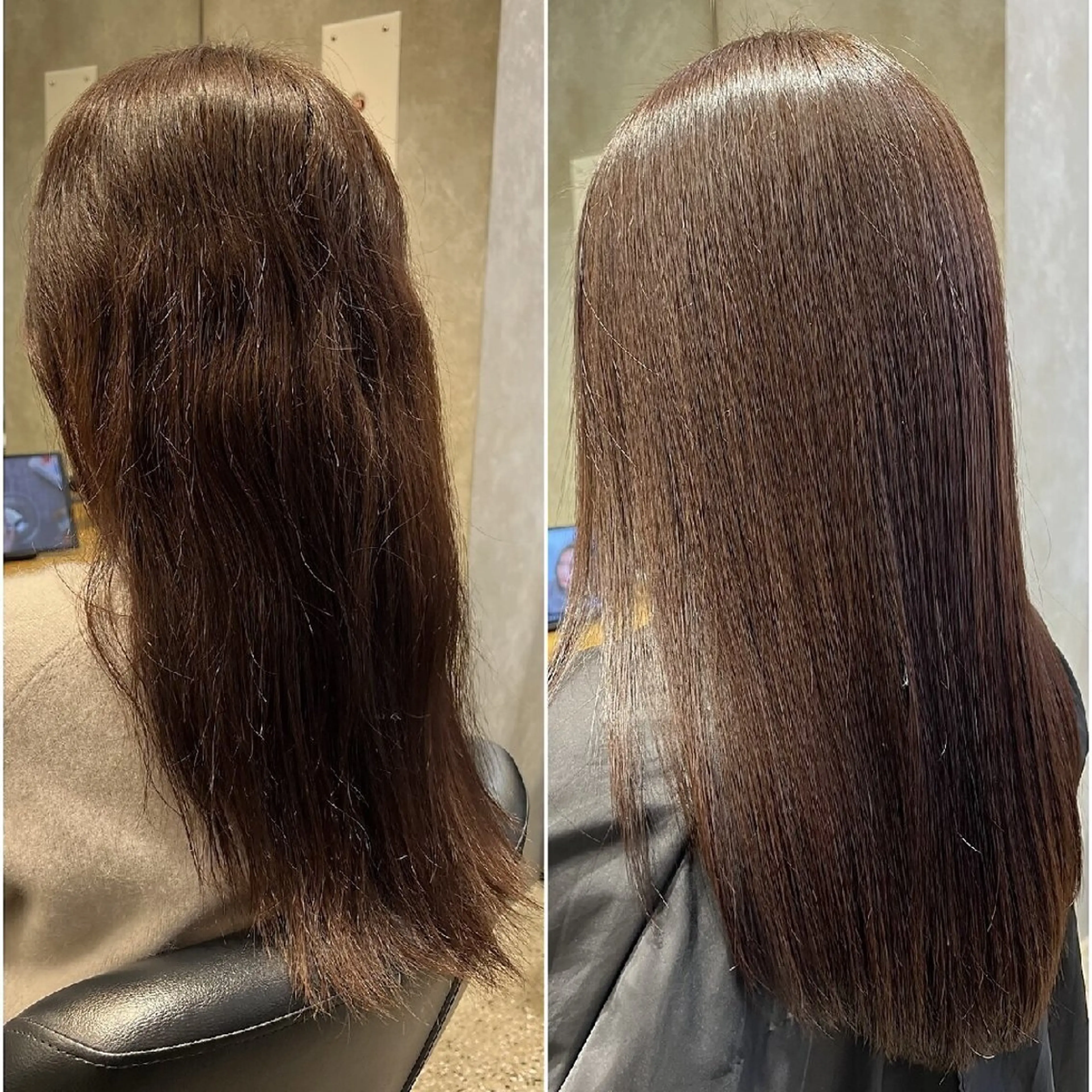 カット+カラー+髪質改善ULTOWA&Aujuaトリートメント+マイクロバブルの写真