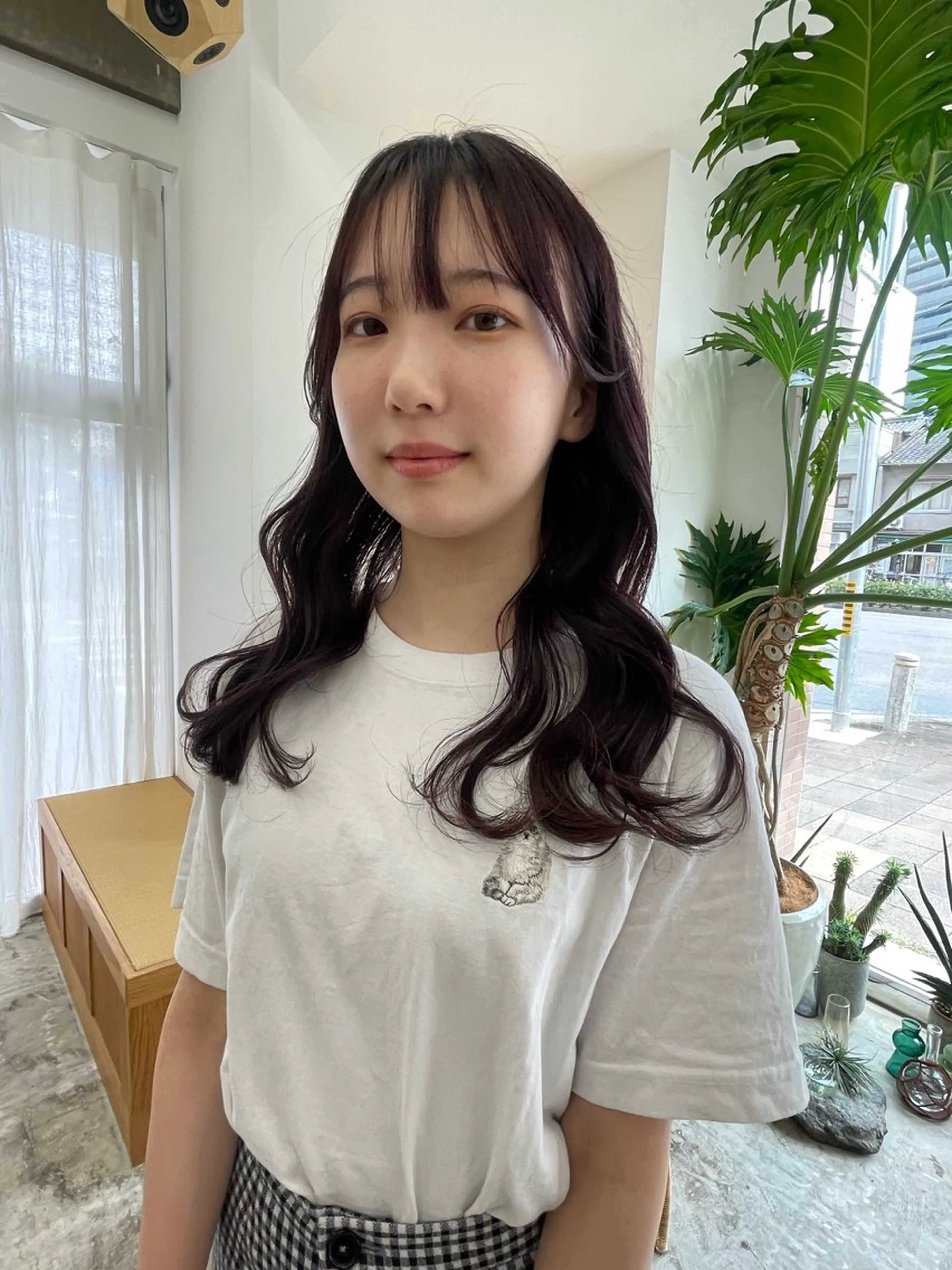 ロング カラー 垢抜けパツっとボブ/ SAHO / OAKのヘアスタイル