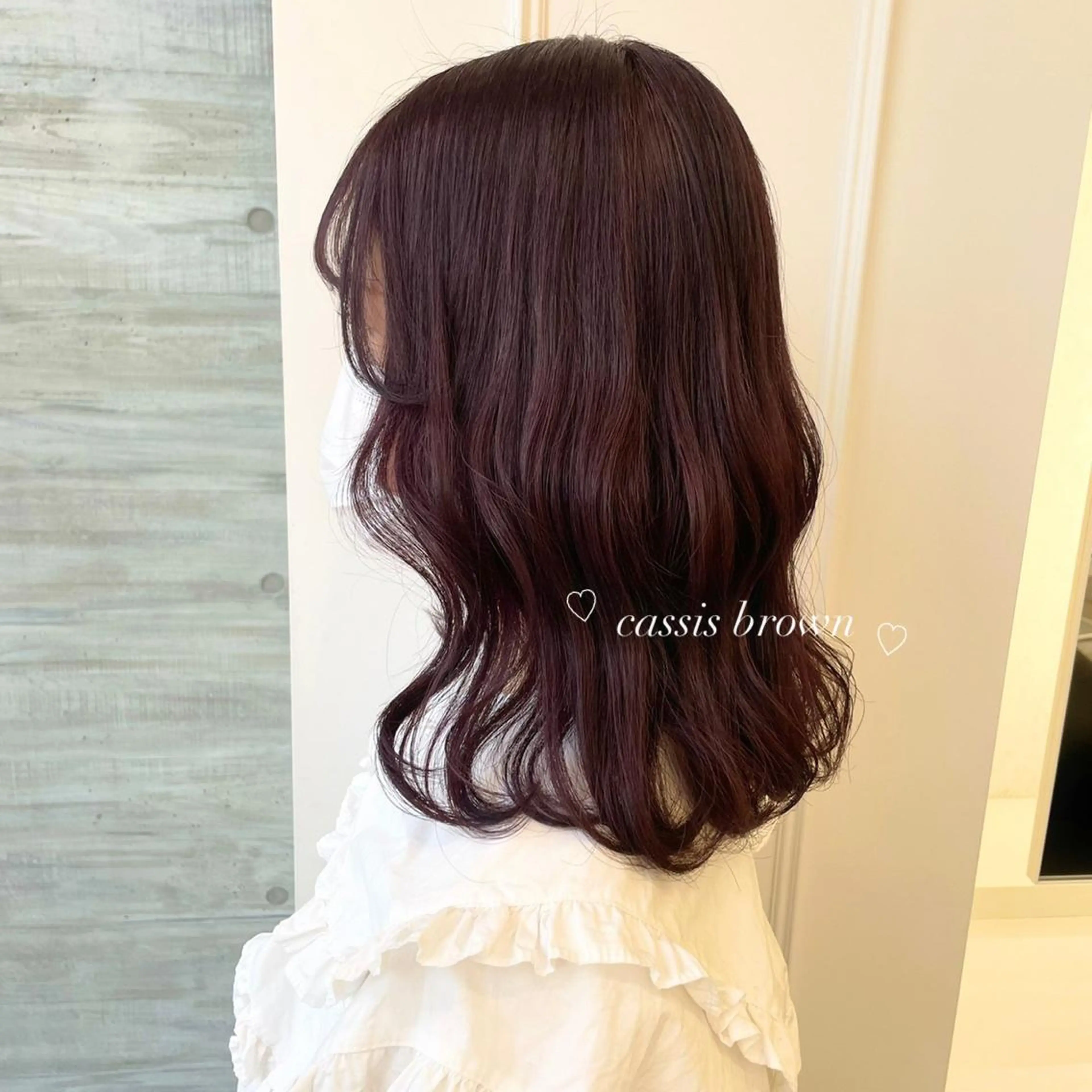 セミロング カラー ParveMix‎‎ ‎🤍加藤理沙のヘアスタイル