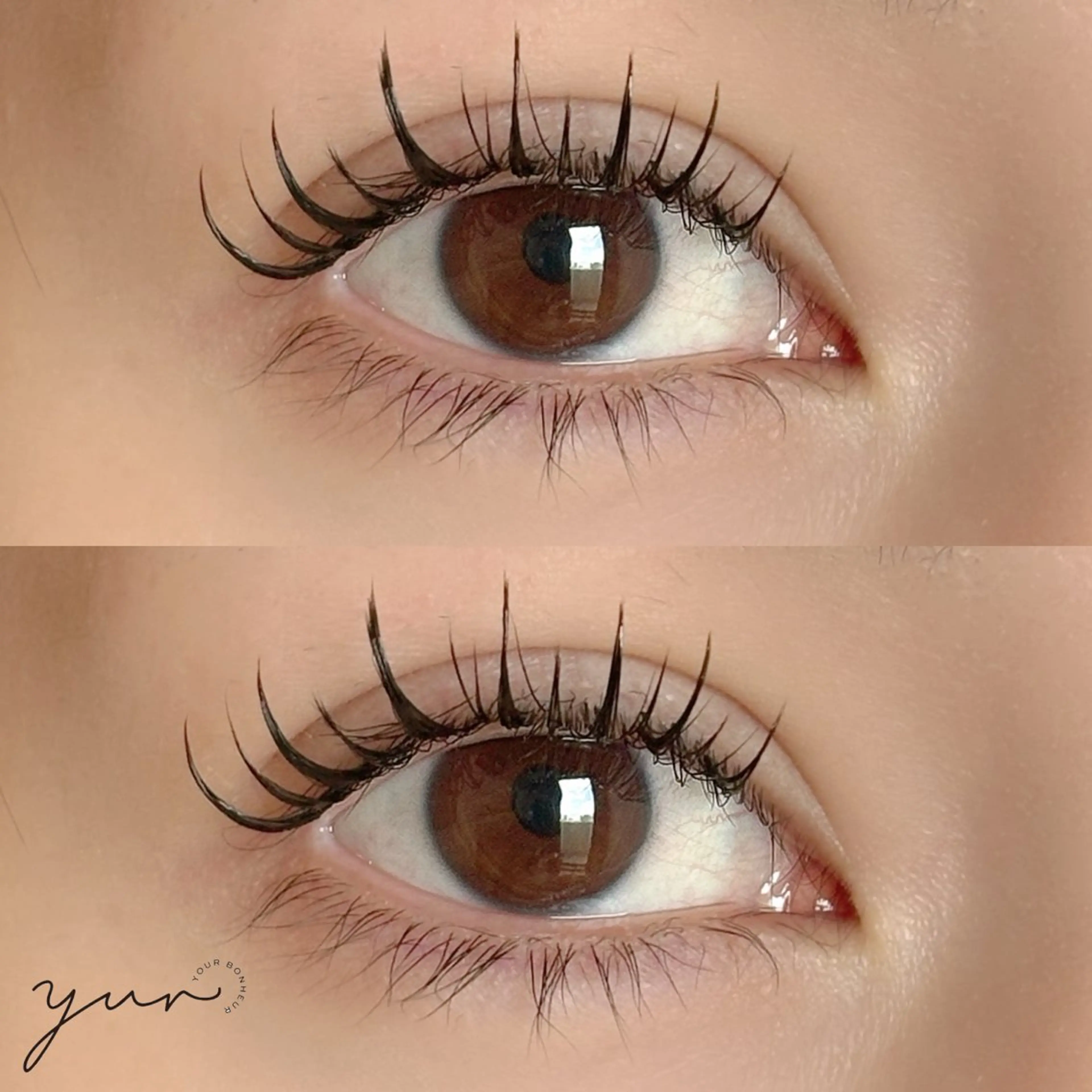 【SNSで大人気】ワンホンまつエク120本の写真